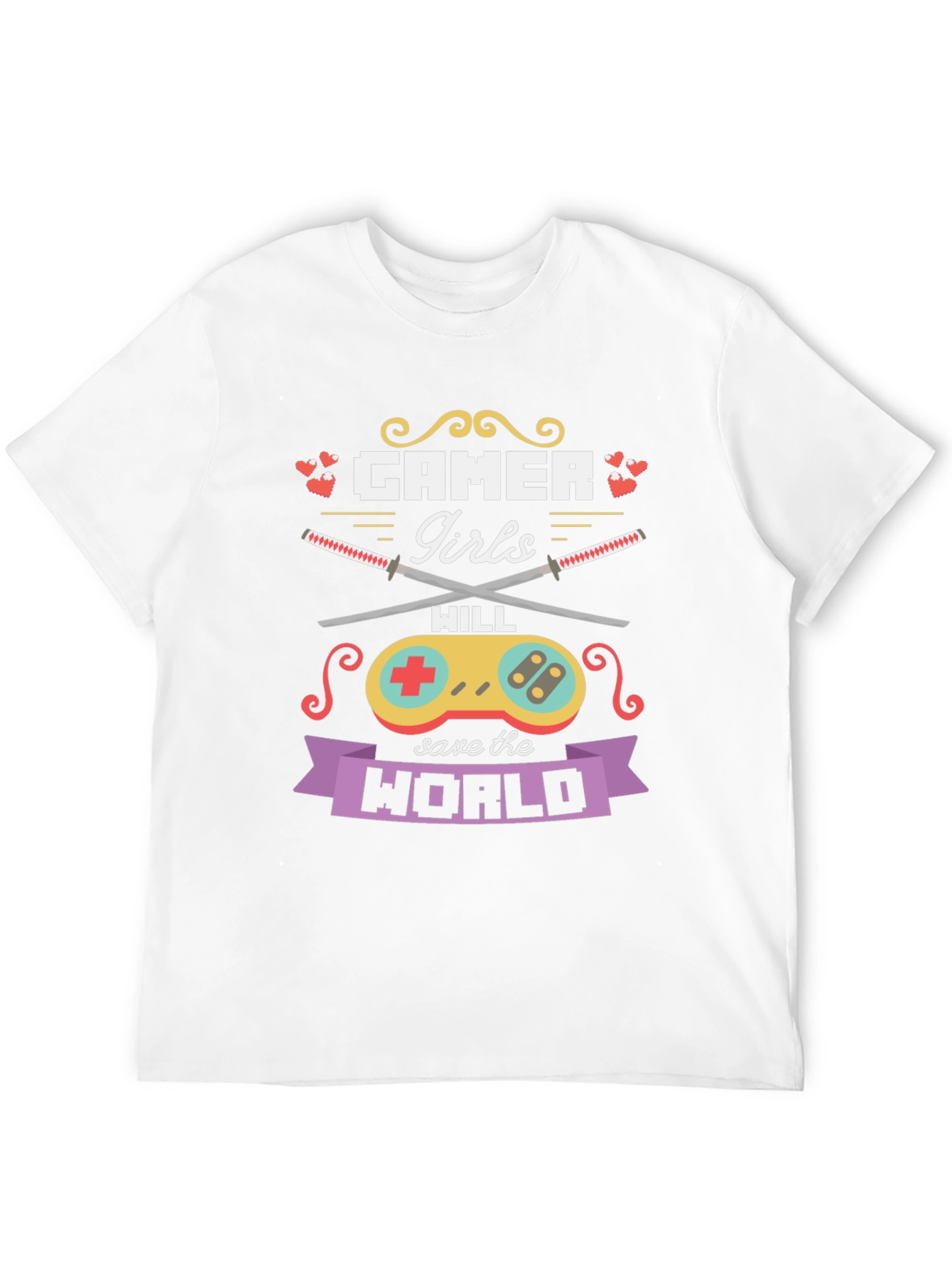 Black Gamer Girls Will Save the World T-Shirt view 12