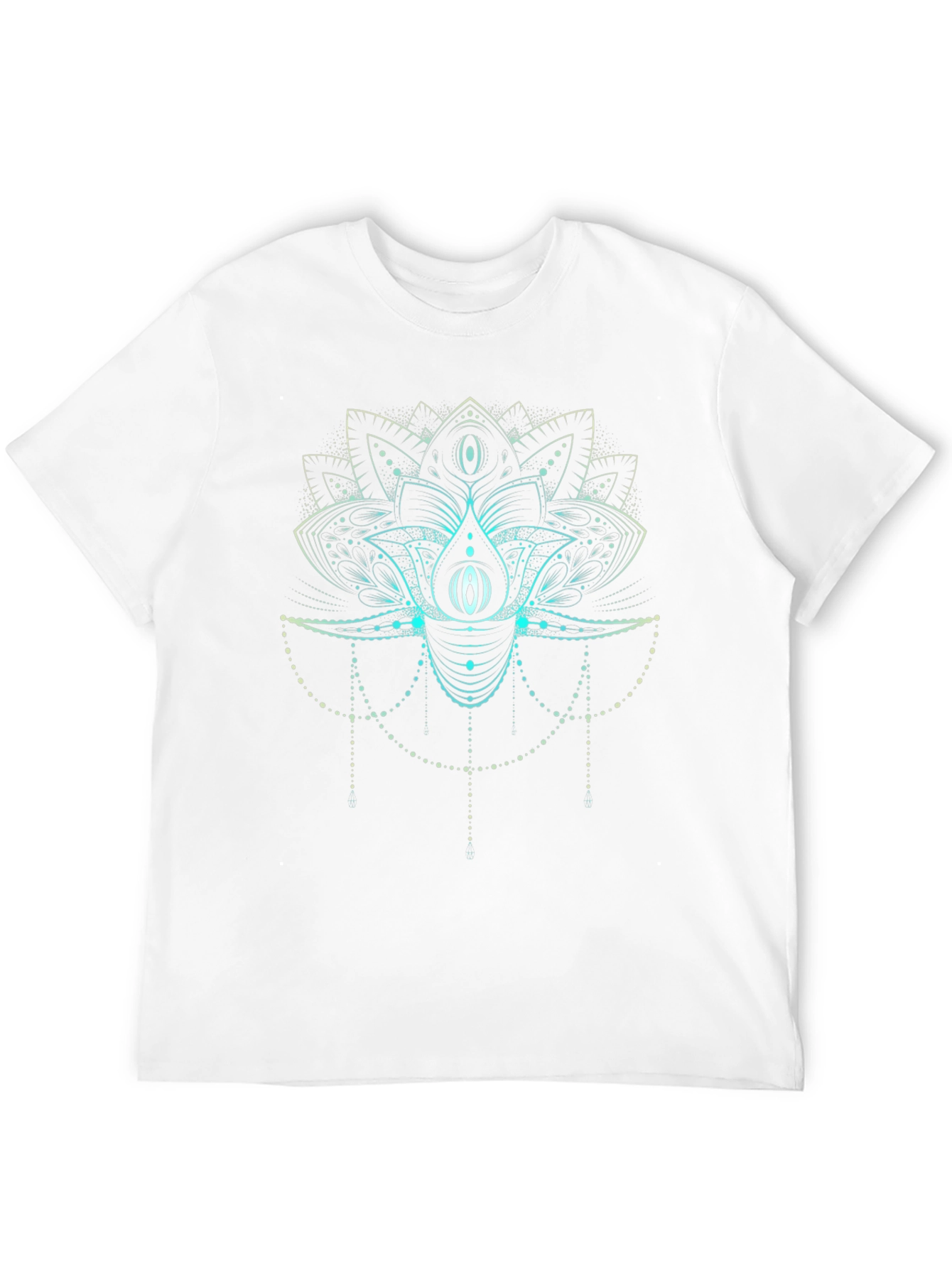 Black Mystic Lotus Graphic Tee - Black view 12