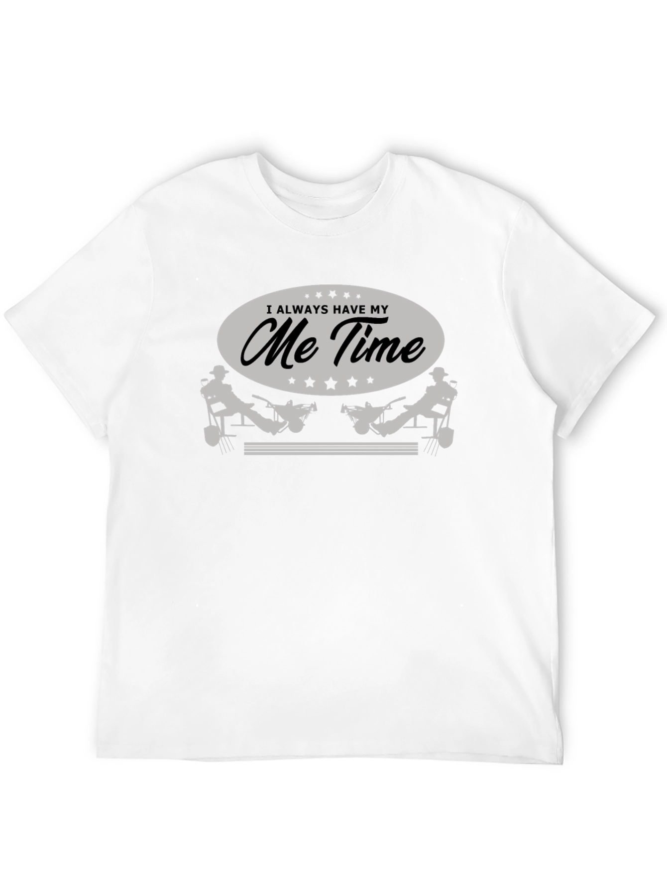 Black Me Time Lawn Mowing T-Shirt view 12