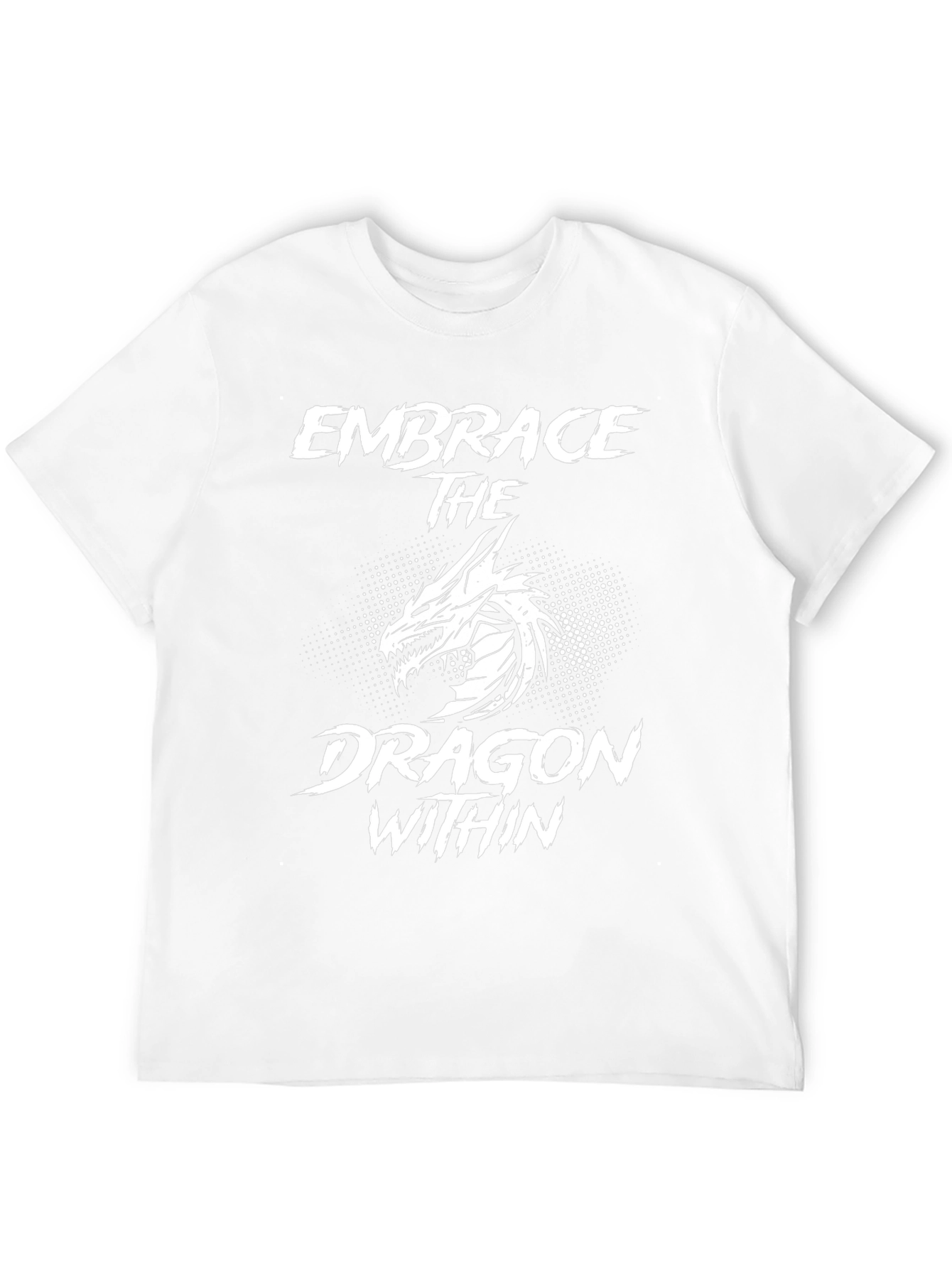 Black Embrace the Dragon Within T-Shirt - Black Graphic Tee view 12