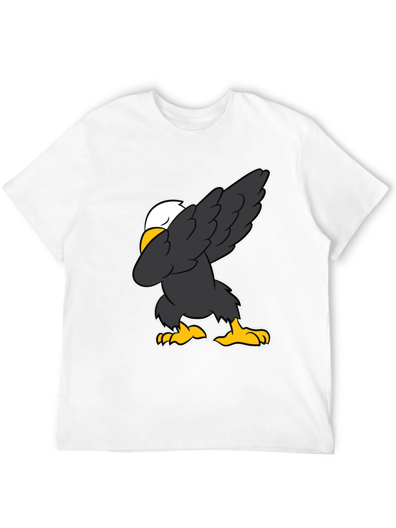 Black Dabbing Eagle Graphic Tee - Patriotic Fun view 12