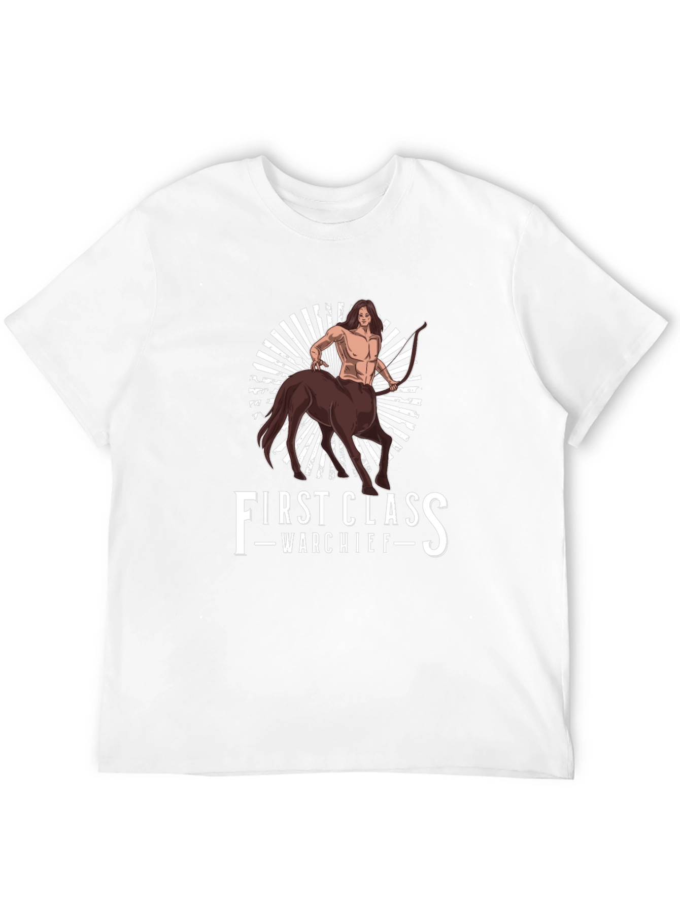 Black First Class Warchief Centaur Graphic Tee view 12