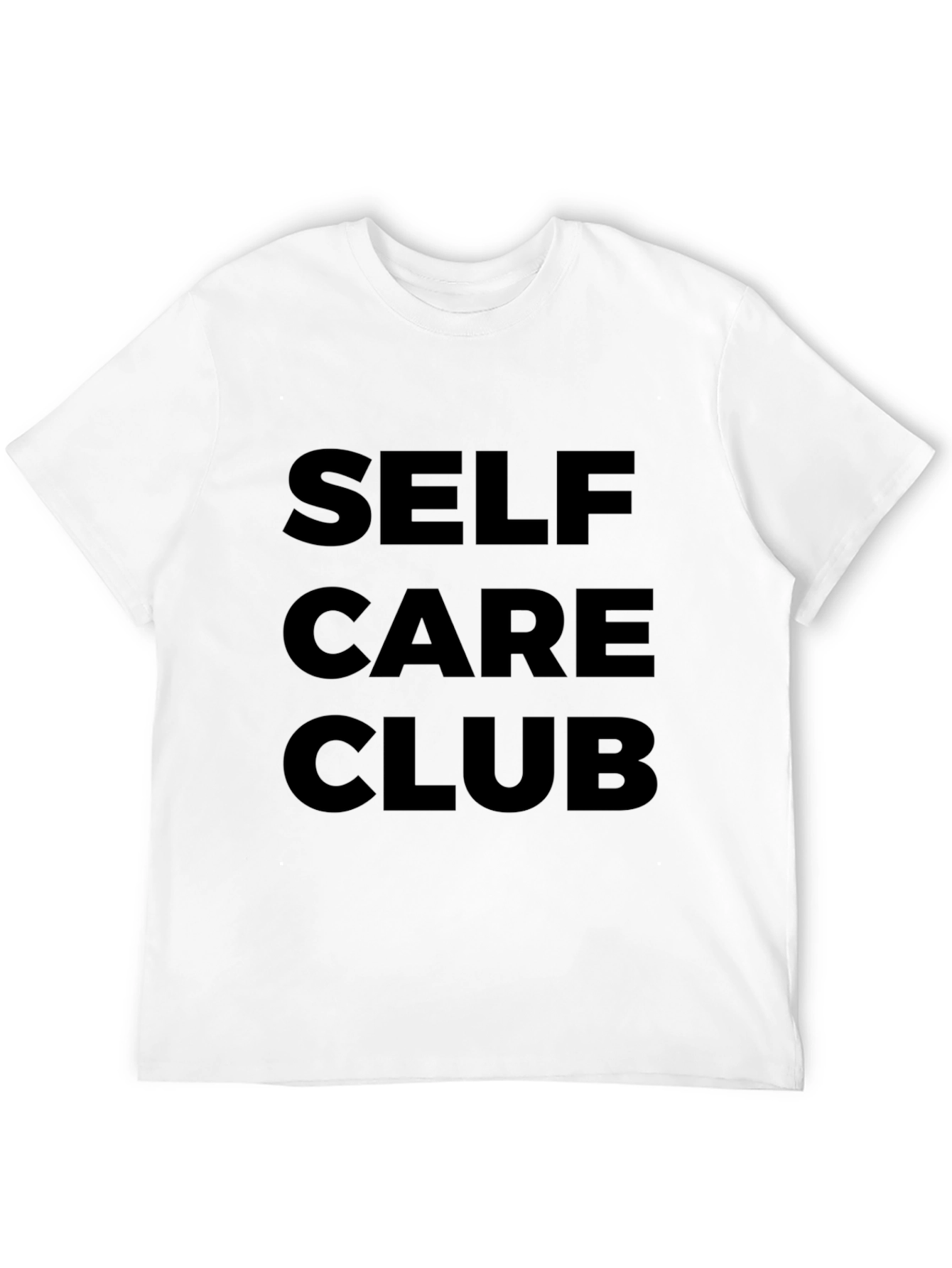 Black Self Care Club T-Shirt - Comfort and Style view 12