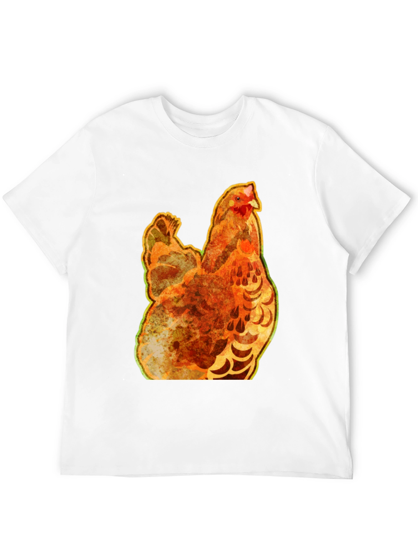 Black Chicken Graphic Tee - Quirky Animal Shirt view 12