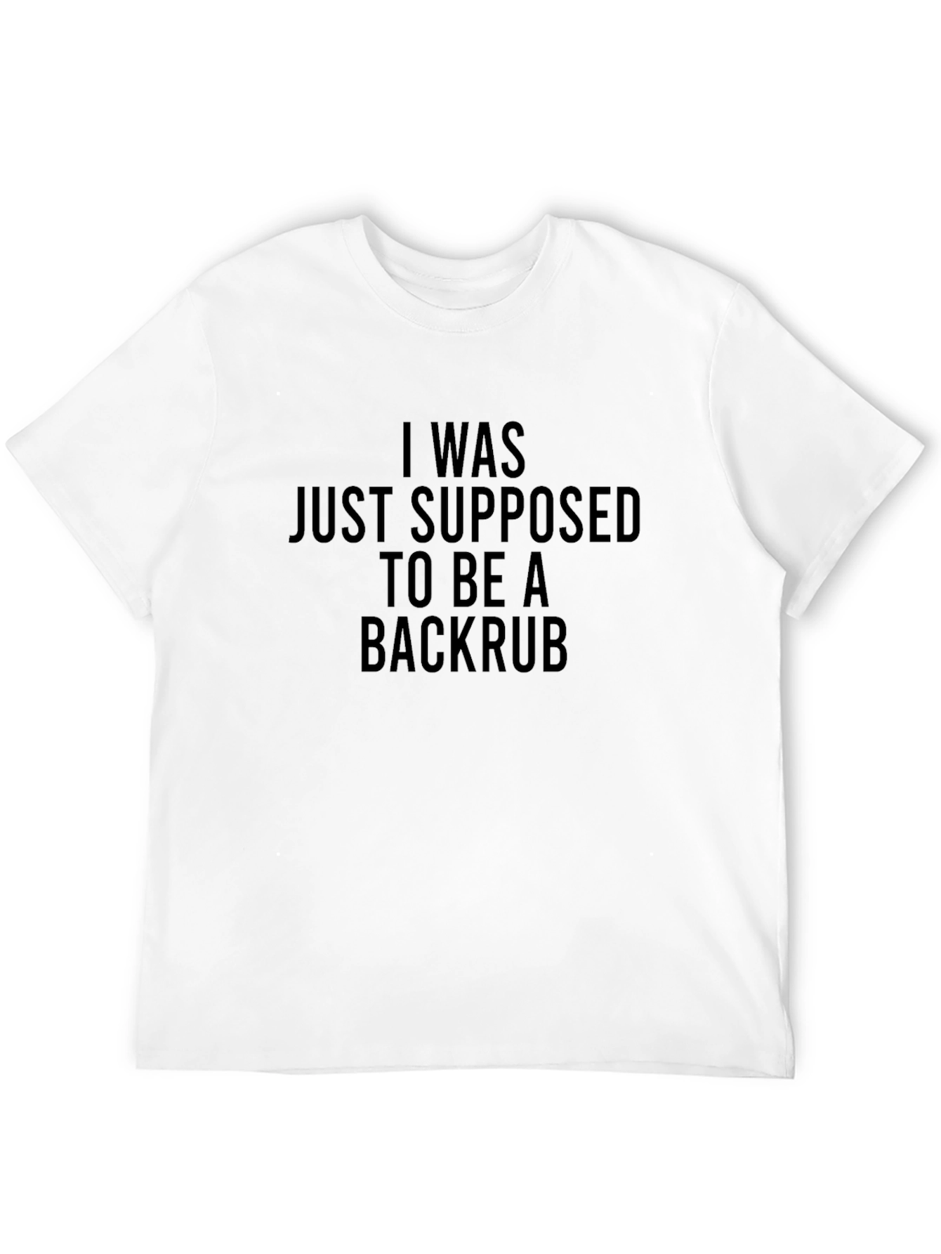 Black Backrub T-Shirt - Funny Novelty Tee view 12