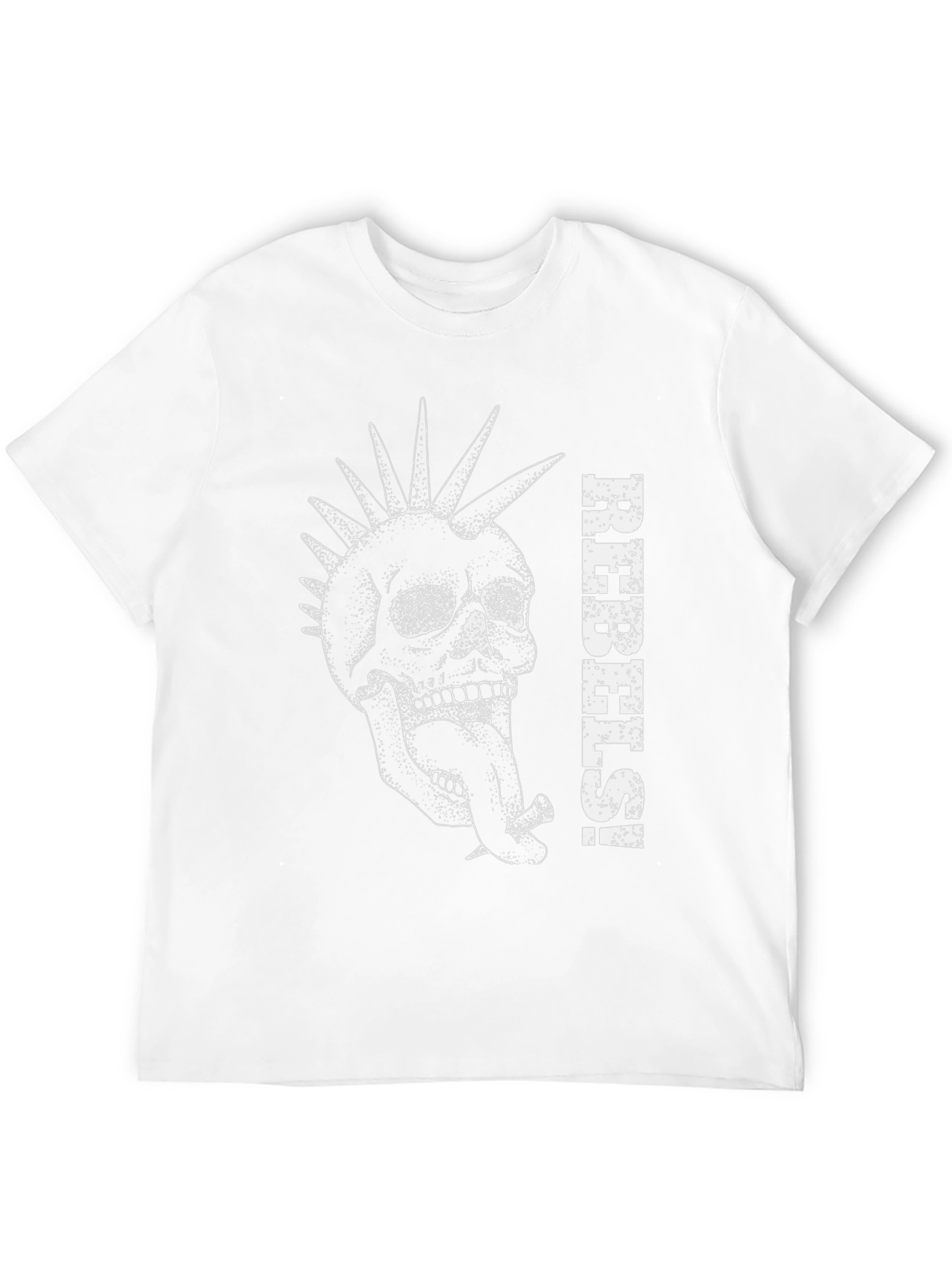 Black Rebels Skull Graphic Black T-Shirt view 12