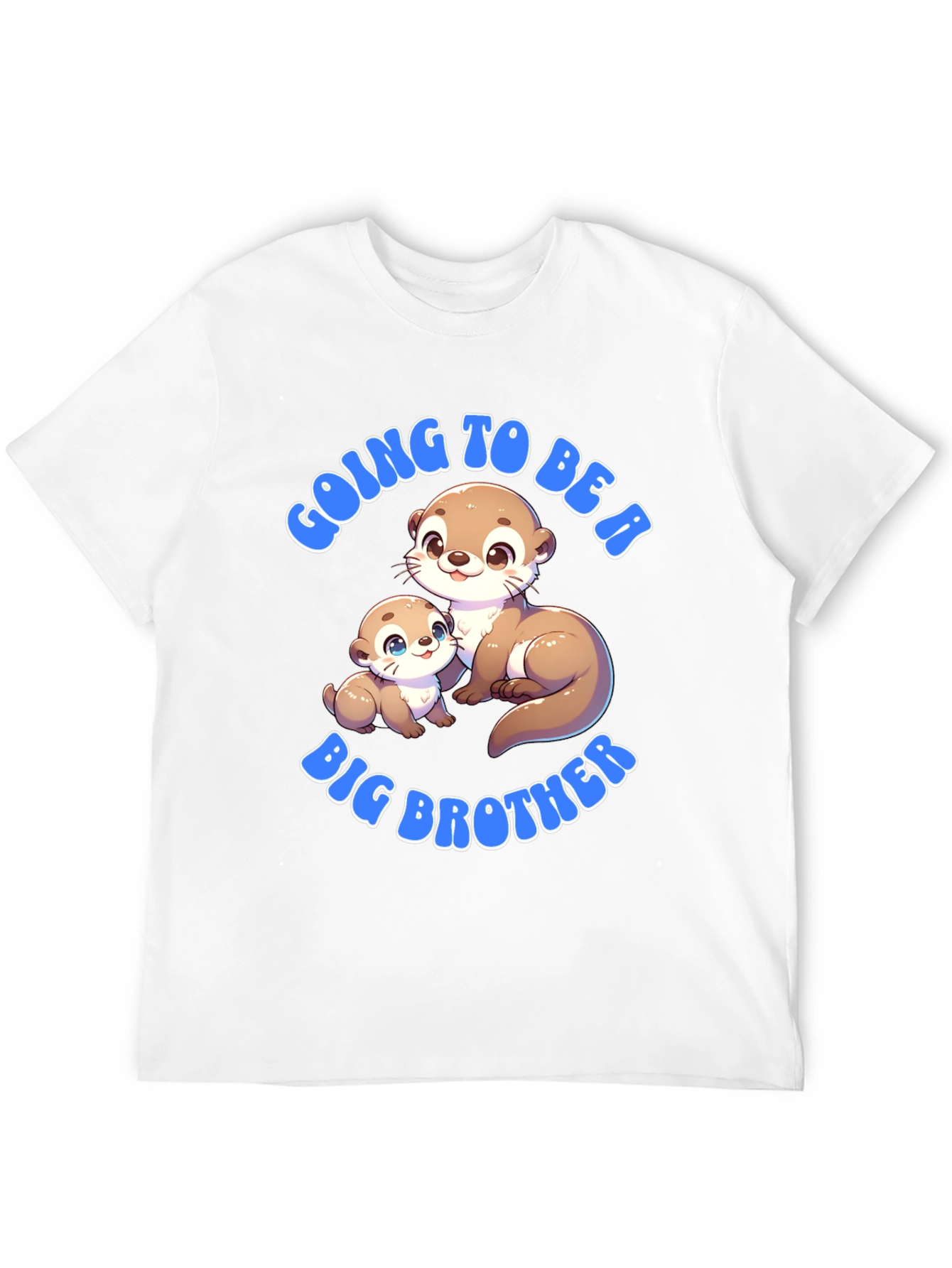 Black Going to be a Big Brother Otter T-Shirt view 12