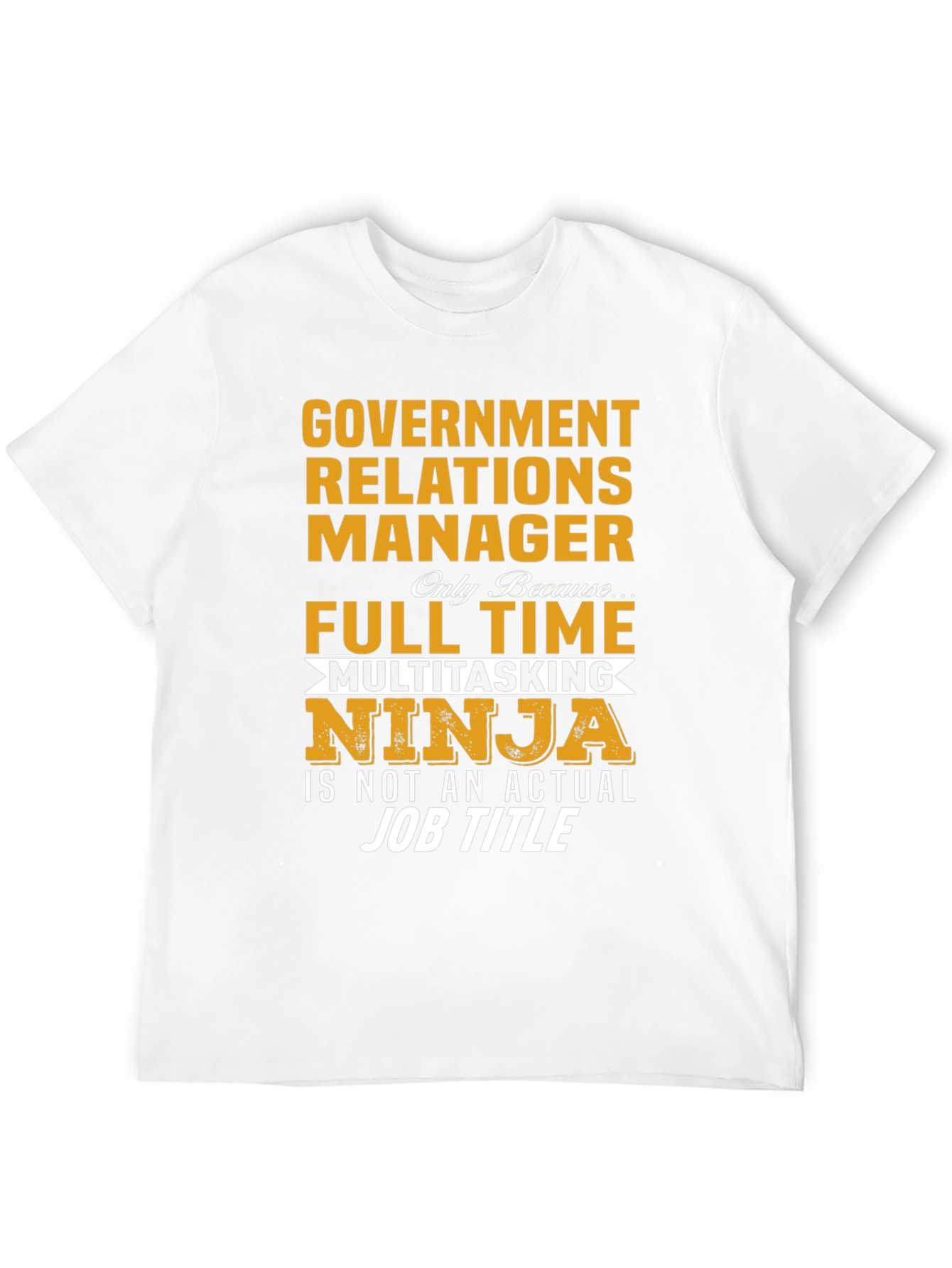 Black Government Relations Manager T-Shirt view 12
