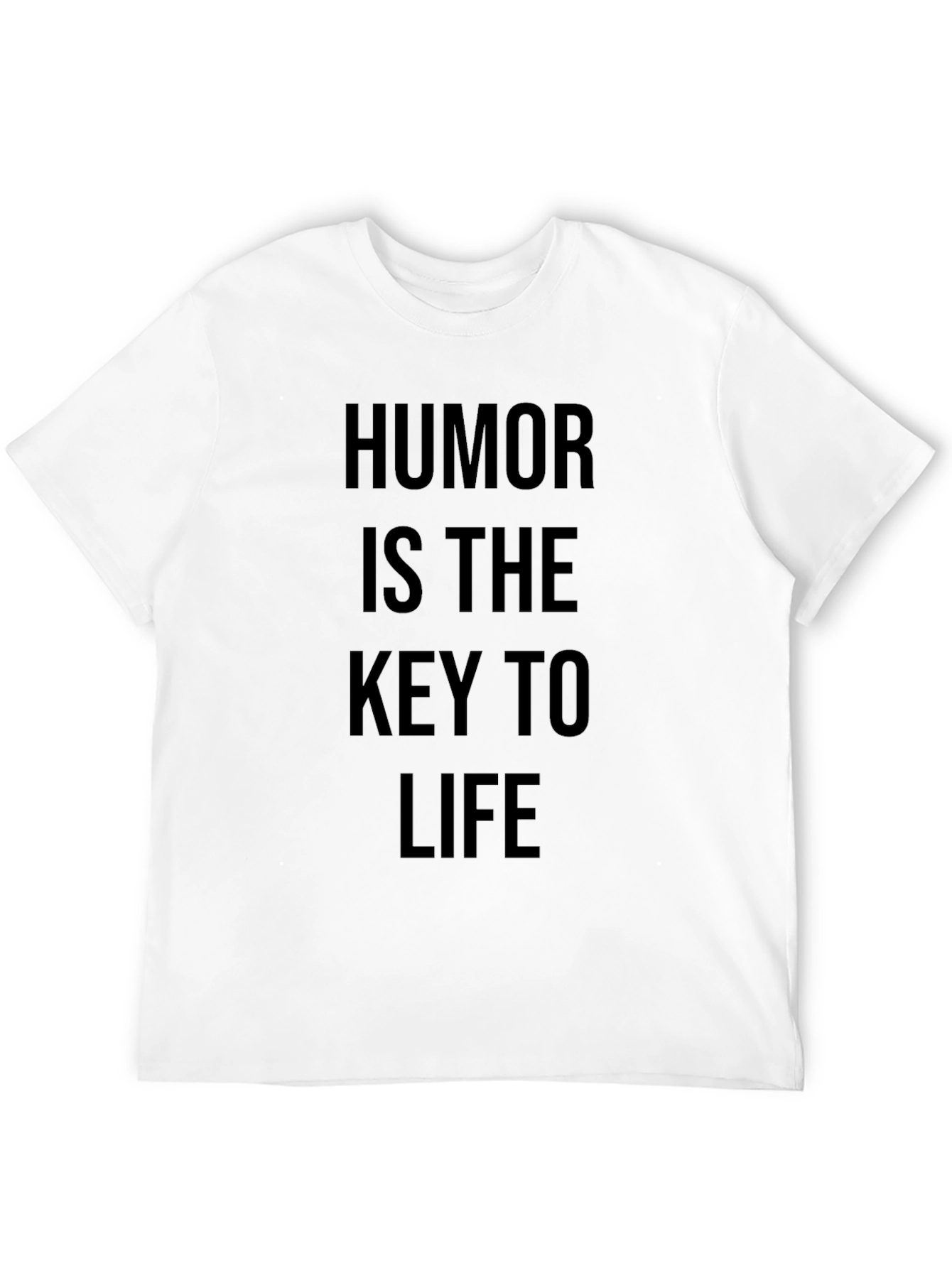 Black Humor Is The Key To Life Black T-Shirt view 12