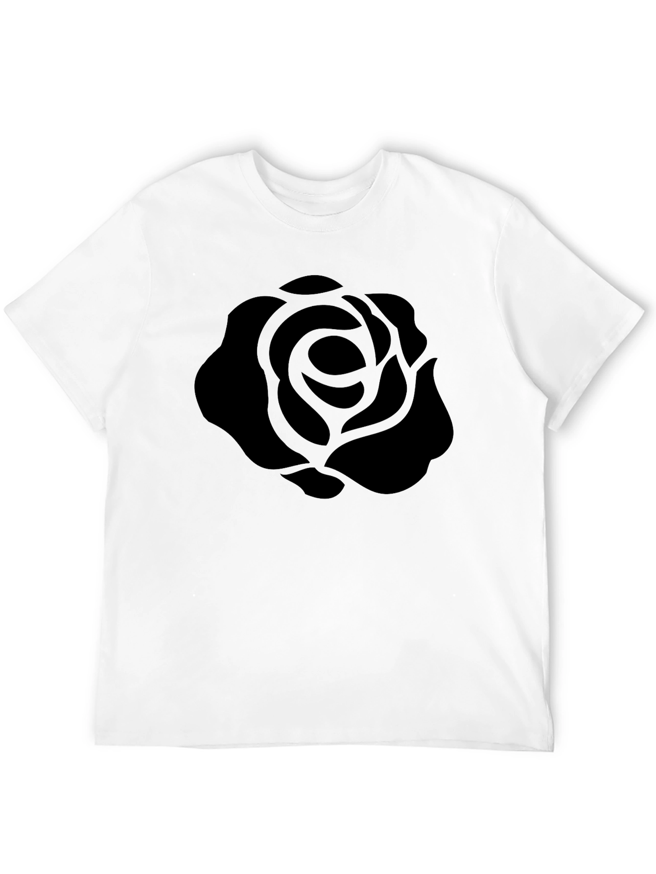 Black Black Rose Graphic T-Shirt - Stylish Men's Tee view 12