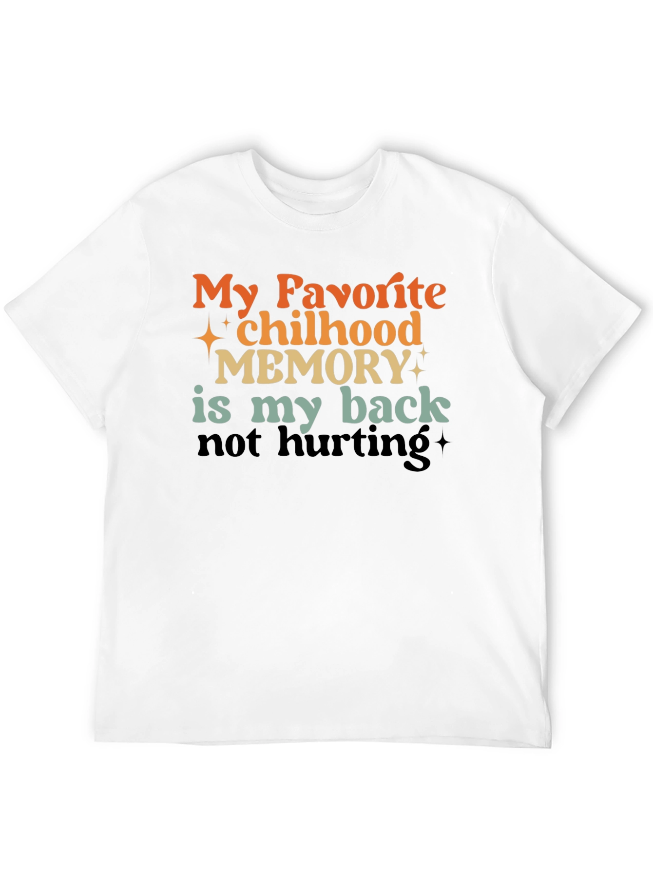 Black Retro 'My Favorite Childhood' Graphic Tee view 12