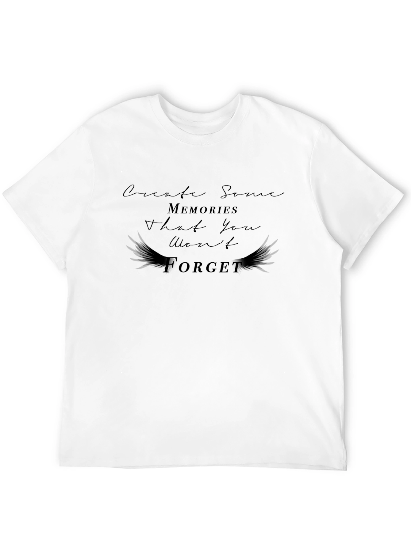 Black Create Some Memories Graphic Tee view 12