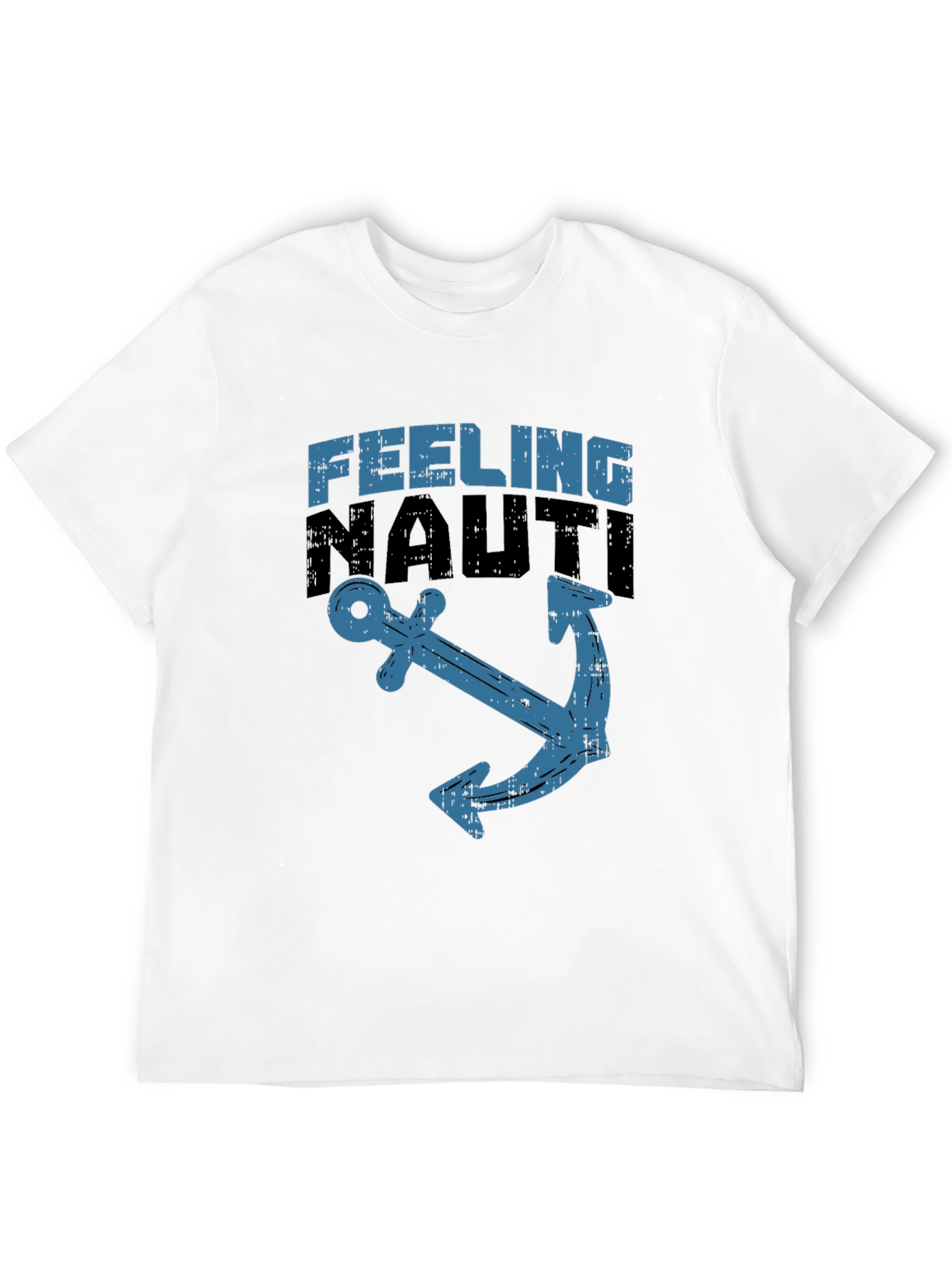 Black Feeling Nauti Anchor Graphic Tee - Black view 12