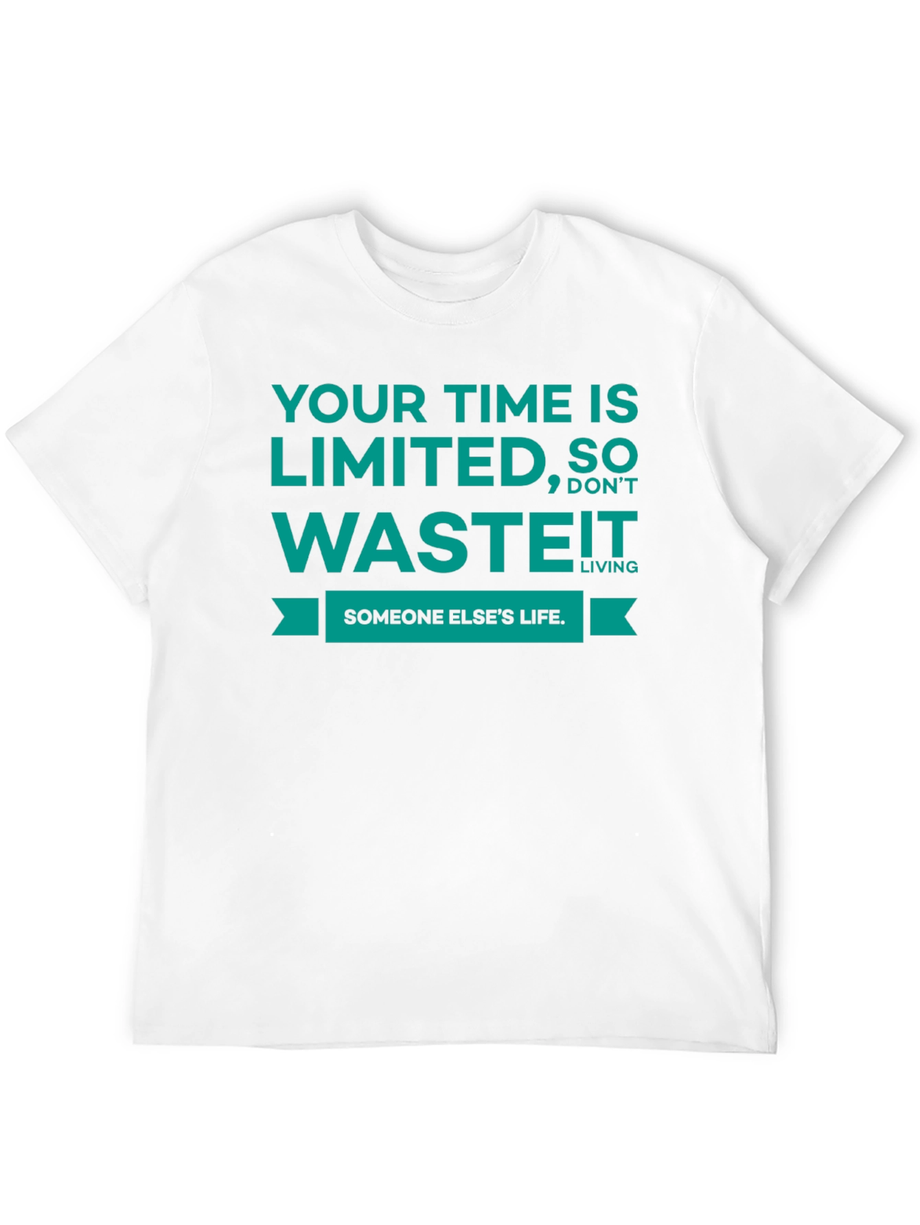 Black Time is Limited Graphic Tee - Motivational Unisex T-Shirt view 12