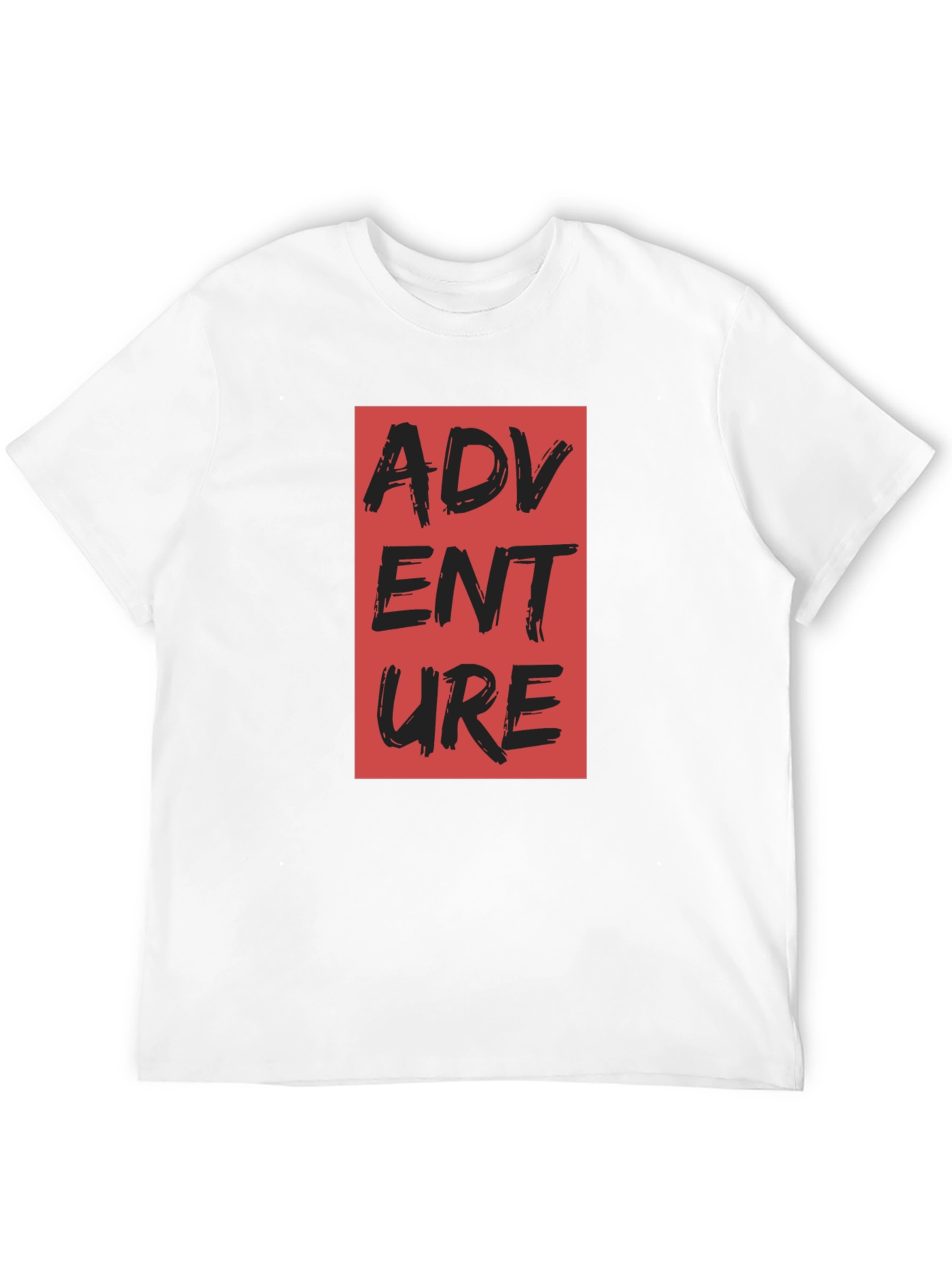 Black Adventure Graphic Print T-Shirt view 12