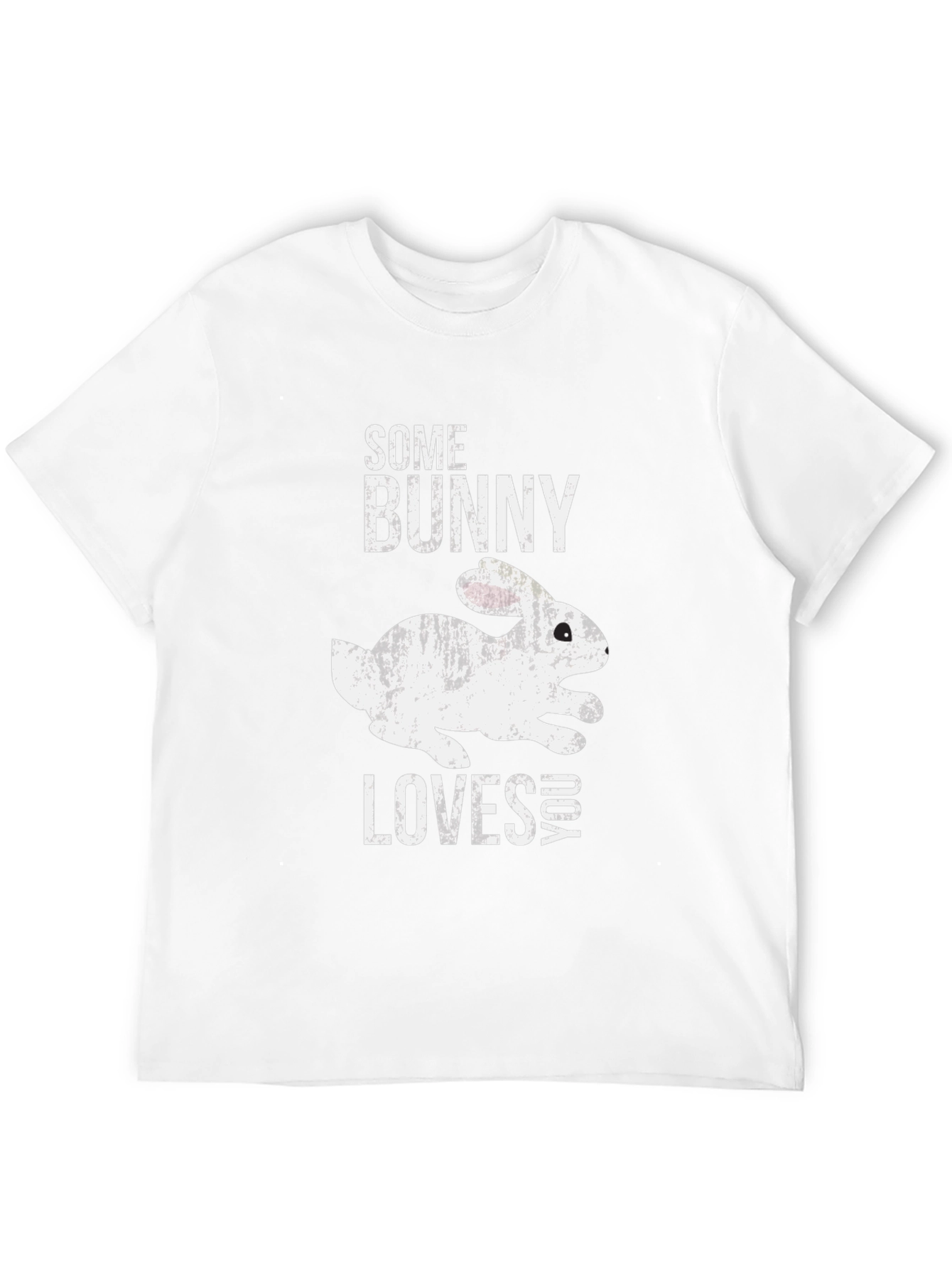 Black Some Bunny Loves You T-Shirt view 12