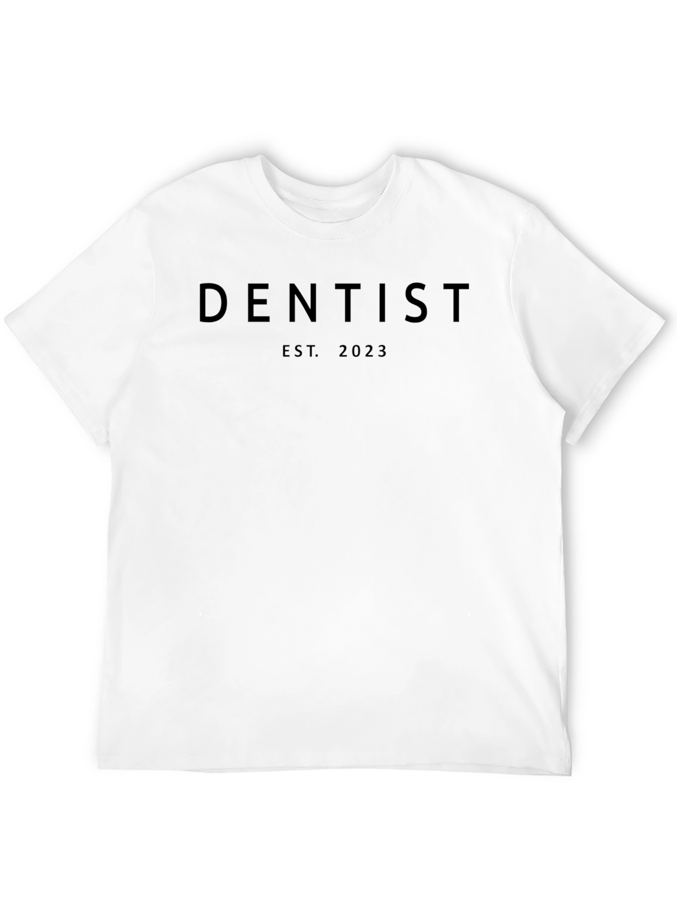 Black Dentist Est. 2023 Black T-Shirt view 12