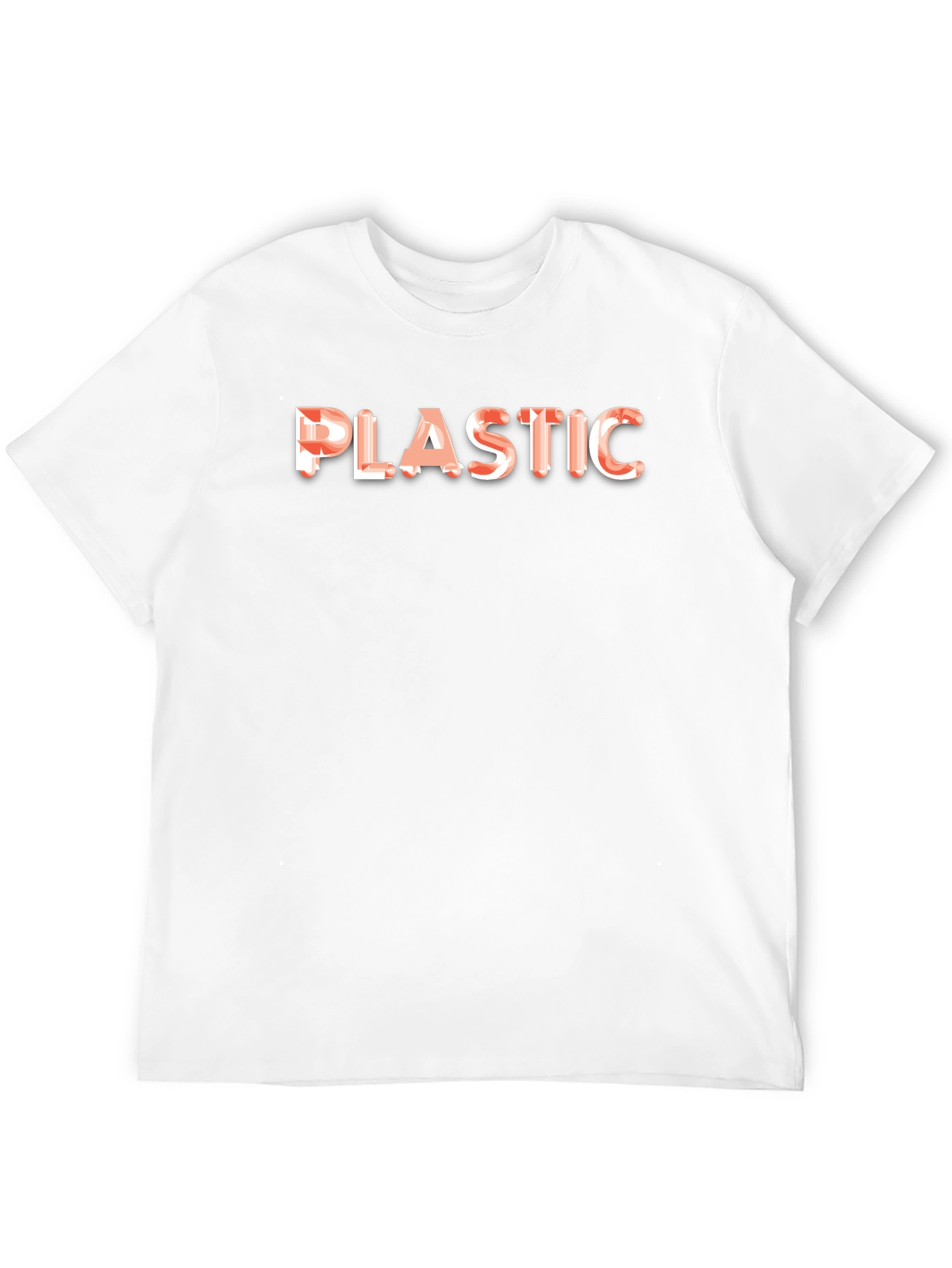 Black Plastic Graphic Tee - Bold Statement Shirt view 12