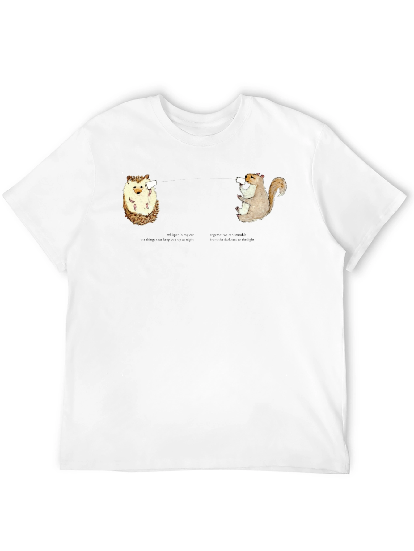 Black Drinking Animals Graphic T-Shirt view 12