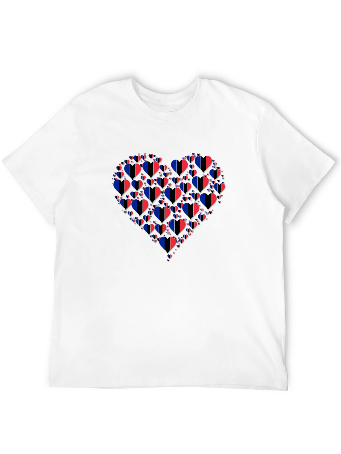 Black Heart Flag T-Shirt - Stylish Graphic Tee for Everyday Wear view 12