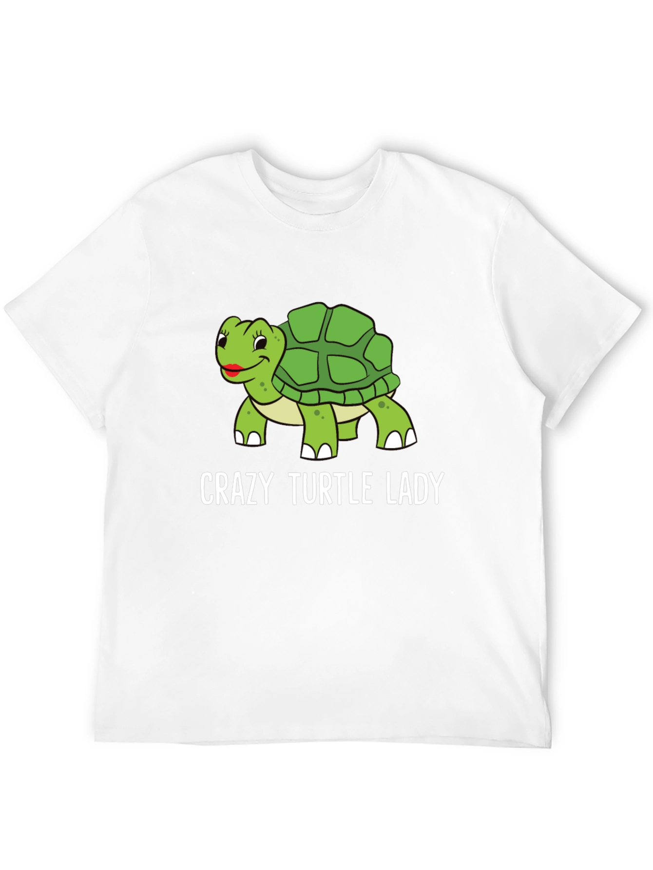 Black Crazy Turtle Lady T-Shirt - Funny Turtle Lover Tee view 12
