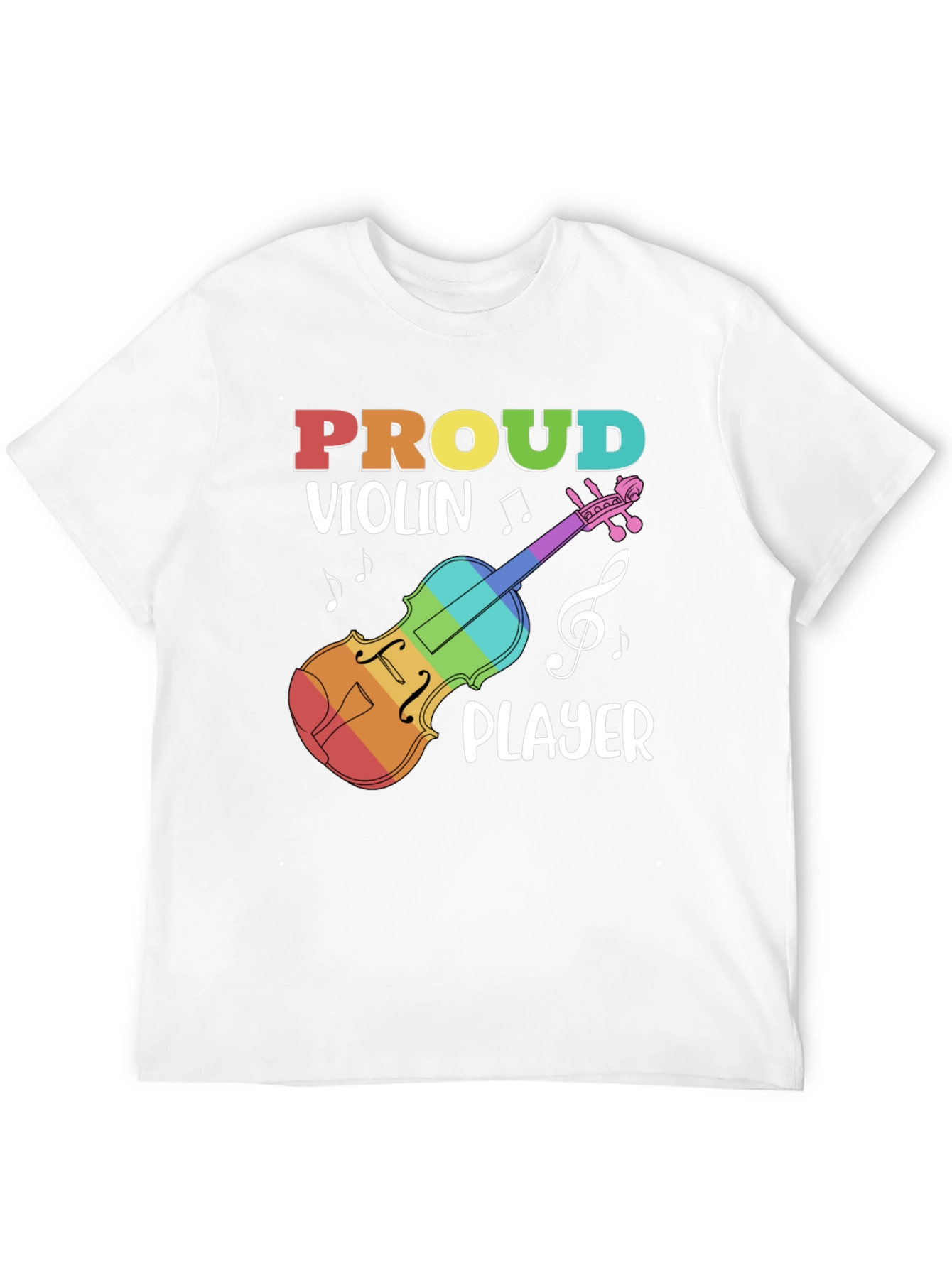 Black Proud Violin Player Black T-Shirt view 12