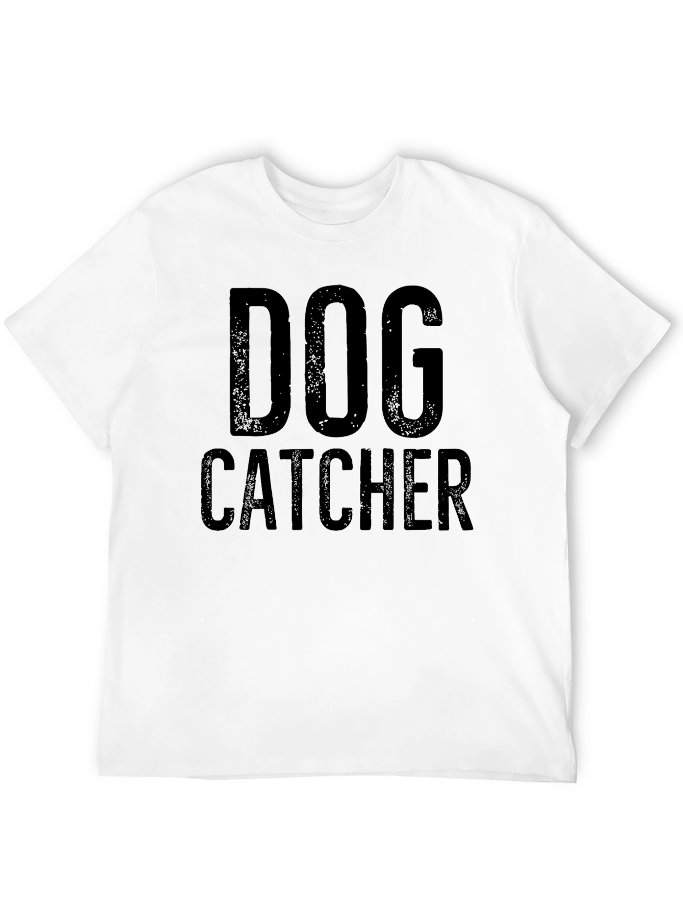 Black Dog Catcher T-Shirt - Funny Job Tee view 12