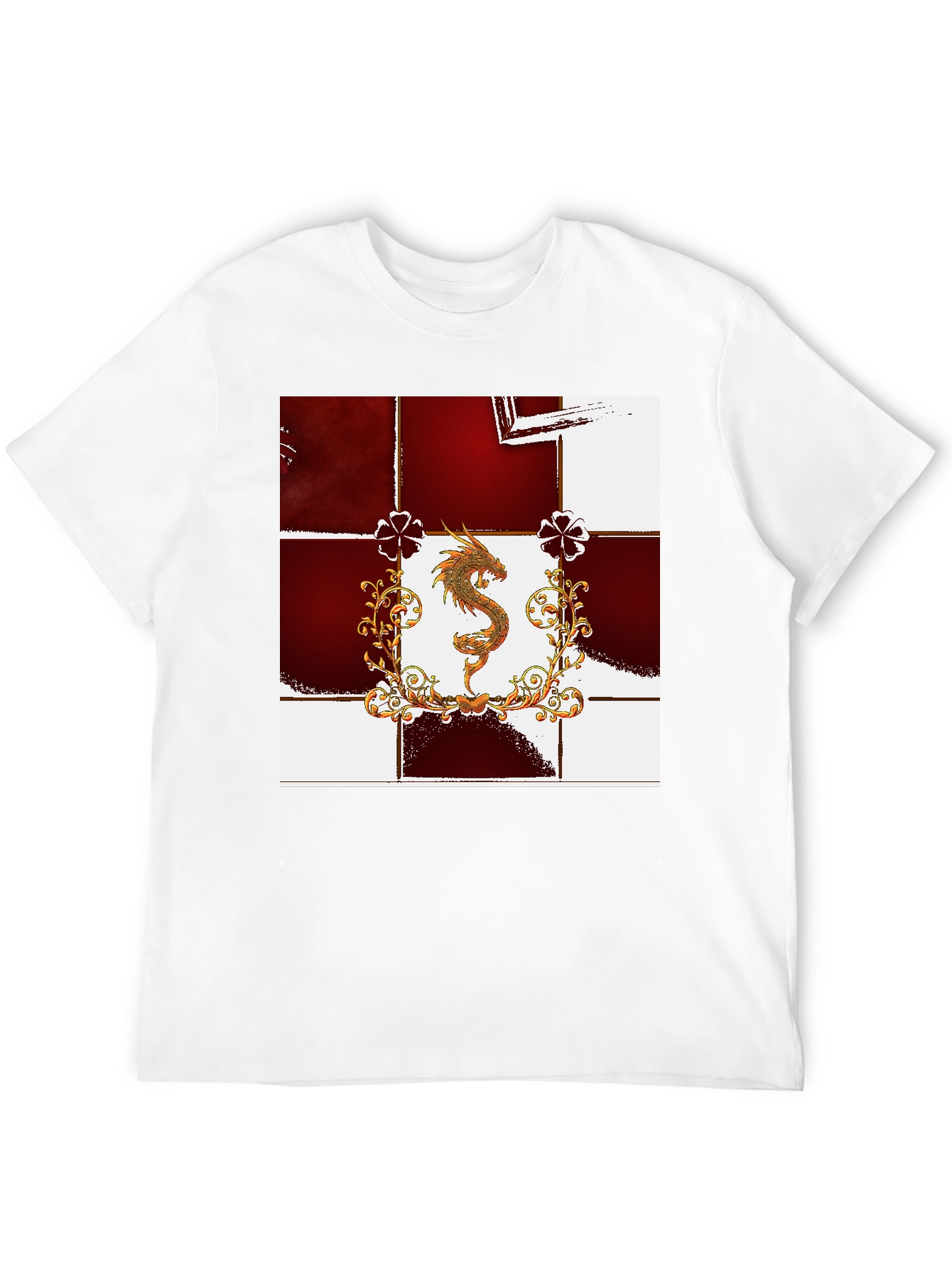 Black Dragon Emblem Black T-Shirt view 12