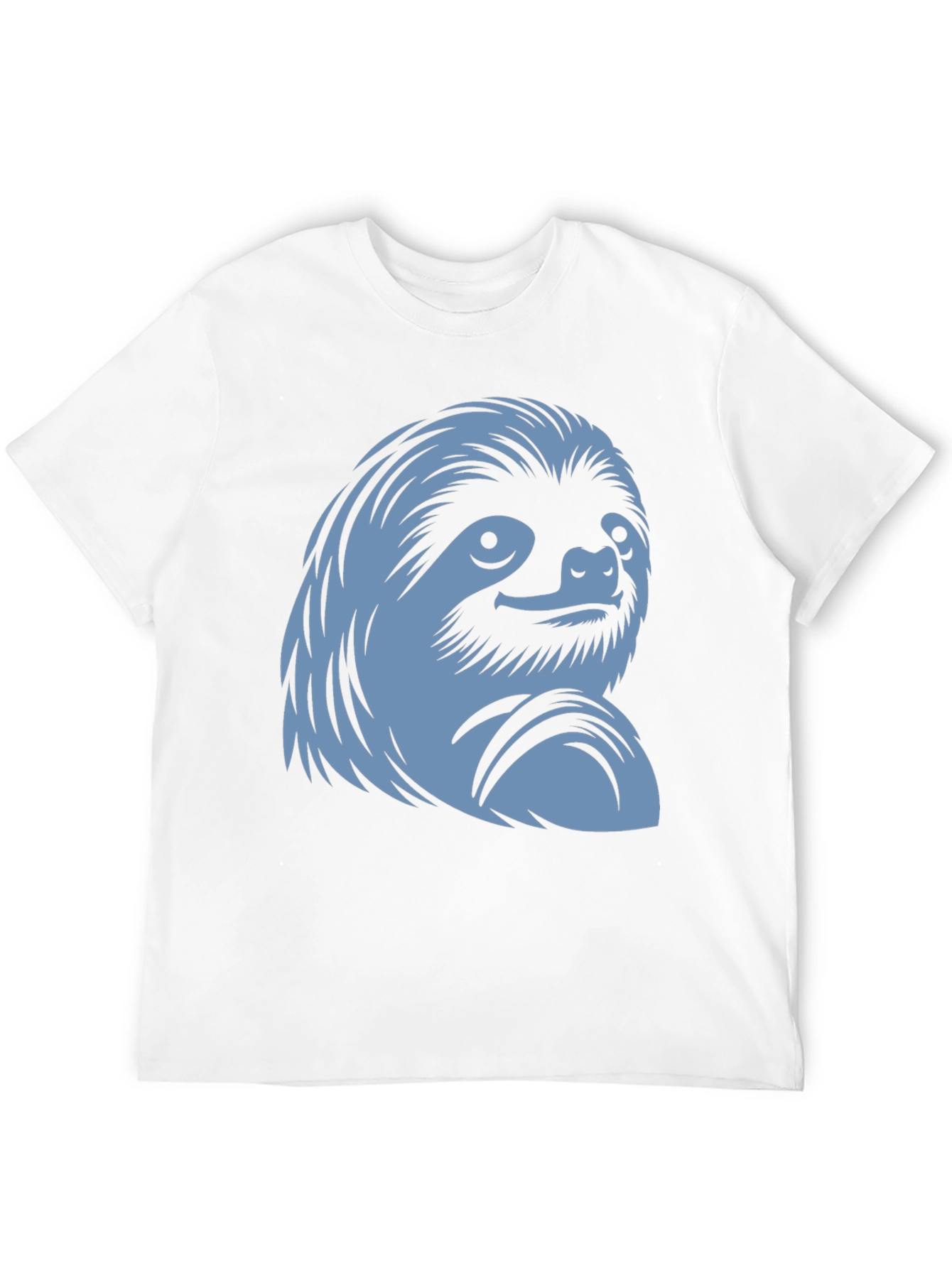 Black Sloth Graphic Tee - Black Cotton Casual Wear view 12