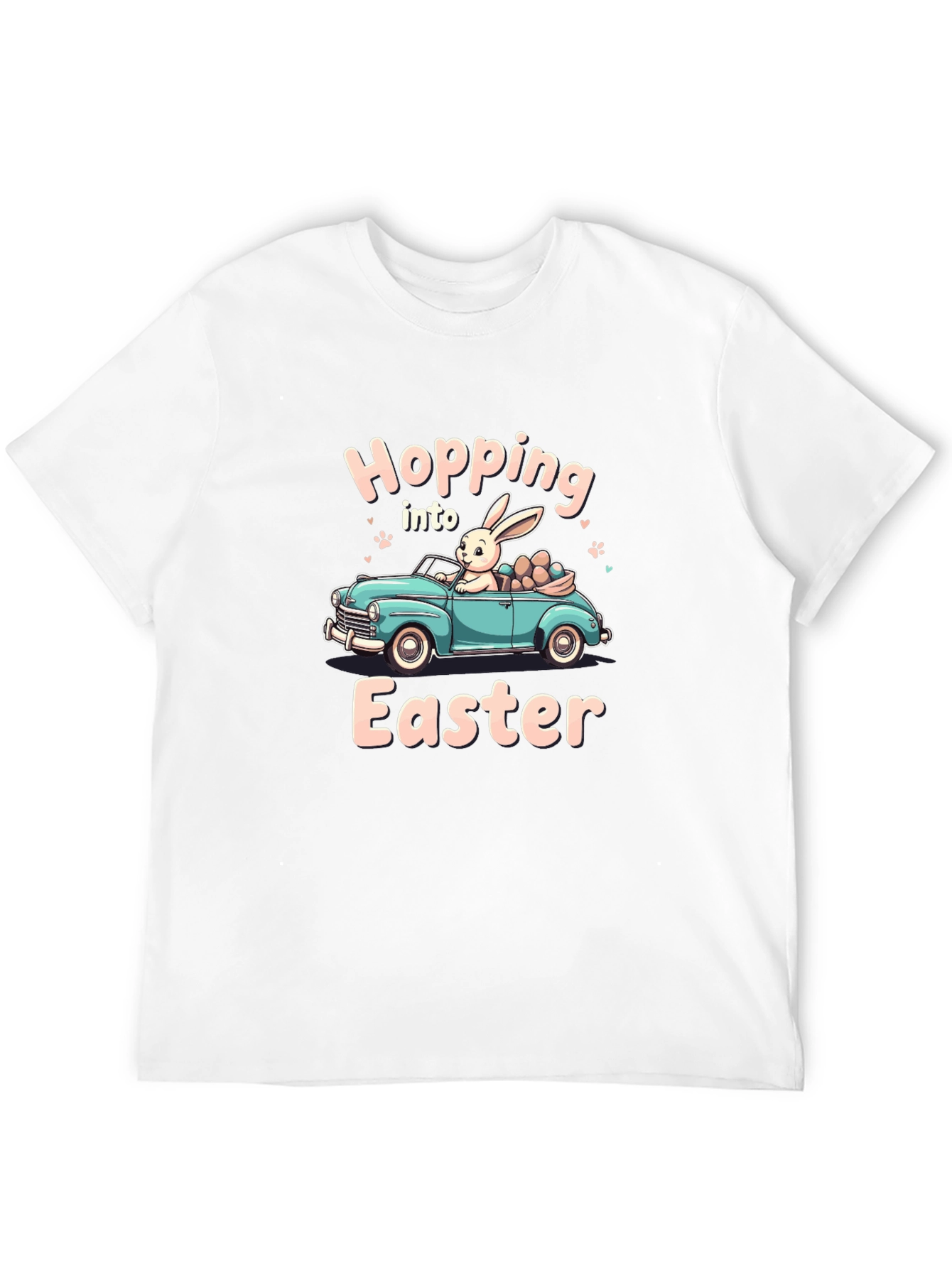 Black Easter Bunny Car T-Shirt view 12