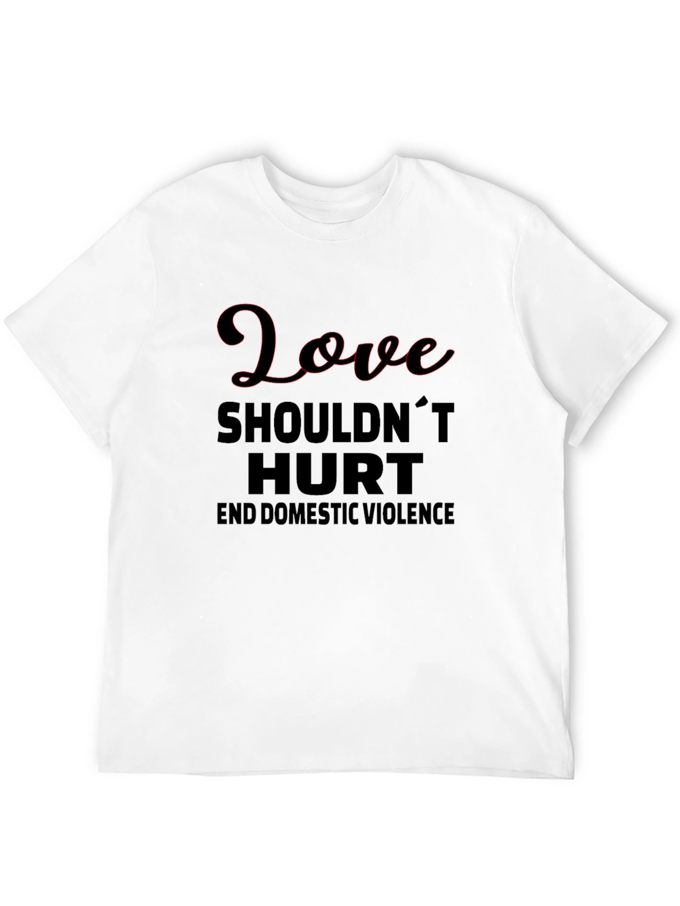 Black Love Shouldn't Hurt Tee - End Domestic Violence view 12