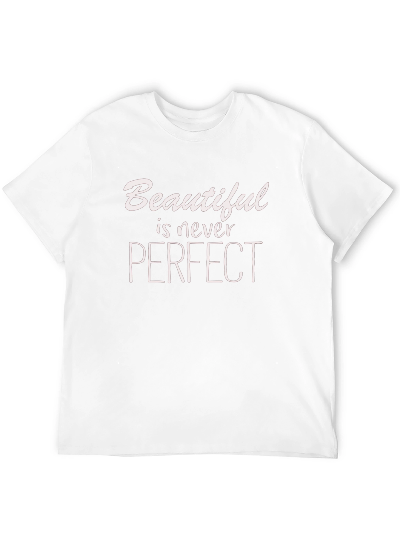 Black Beautiful is Never Perfect Graphic T-Shirt view 12