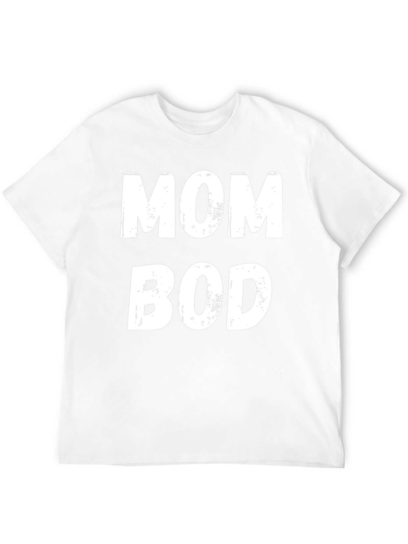 Black Mom Bod Black T-Shirt Funny Novelty Tee view 12