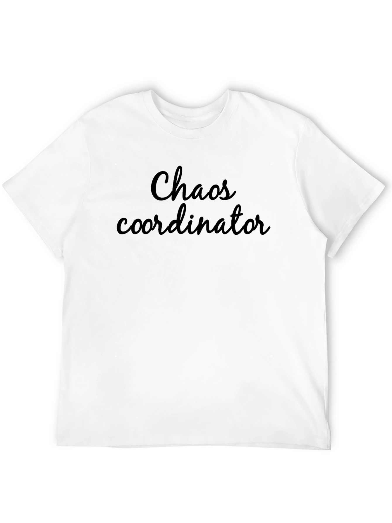 Black Chaos Coordinator Black T-Shirt view 12