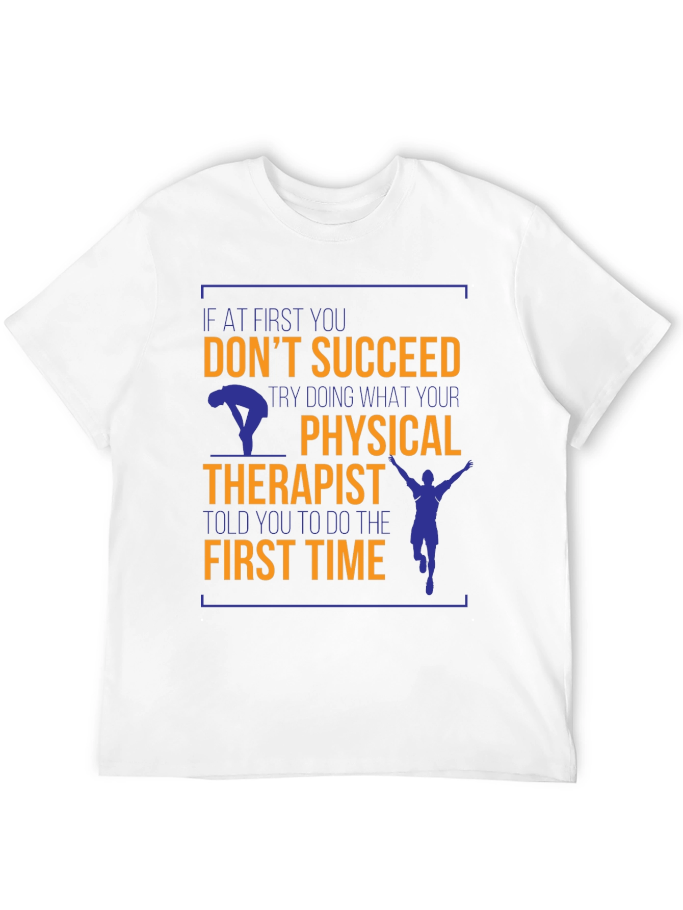 Black Funny Physical Therapist T-Shirt - If At First view 12
