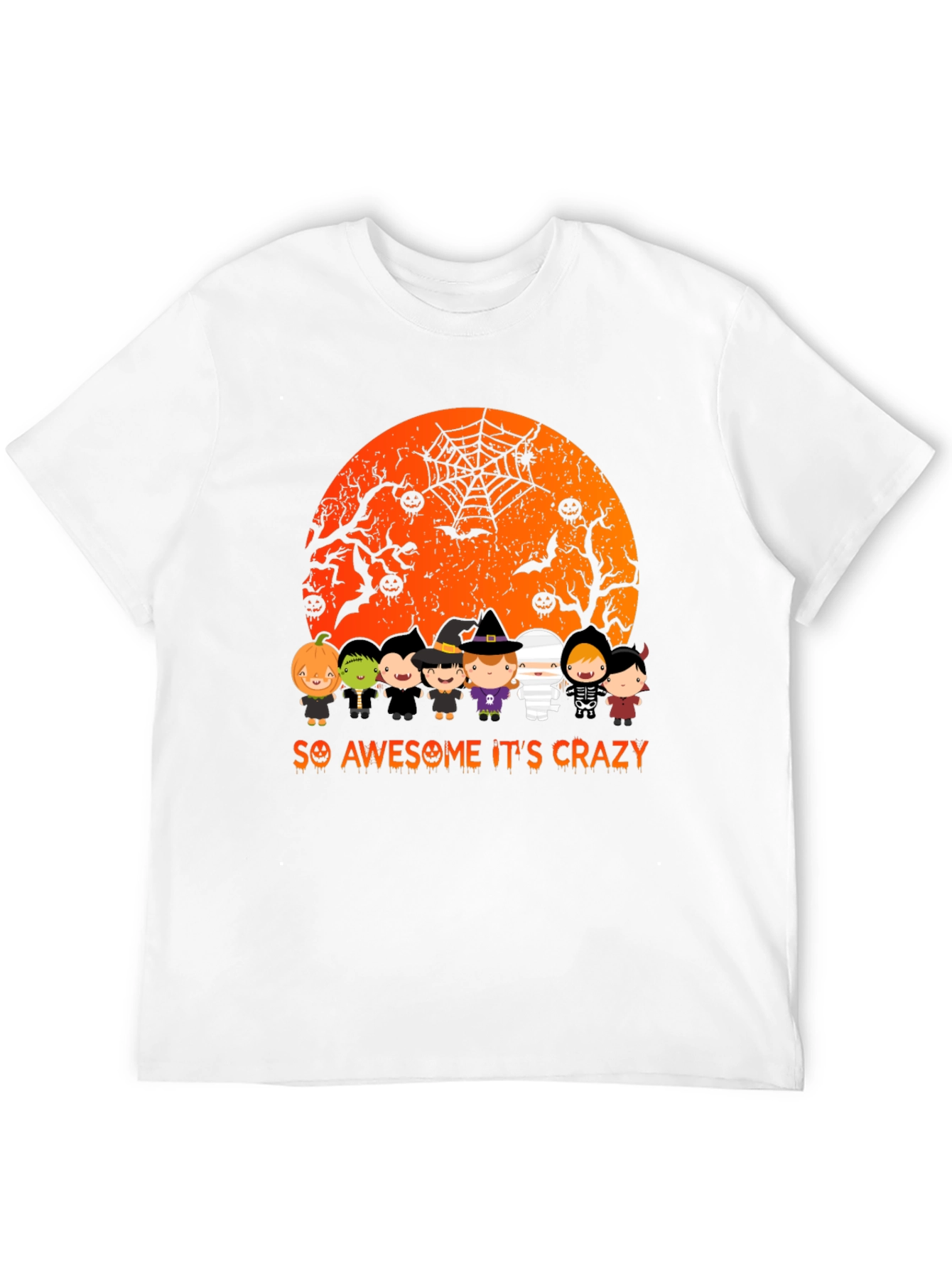 Black Halloween Kids T-Shirt - So Awesome It's Crazy view 12