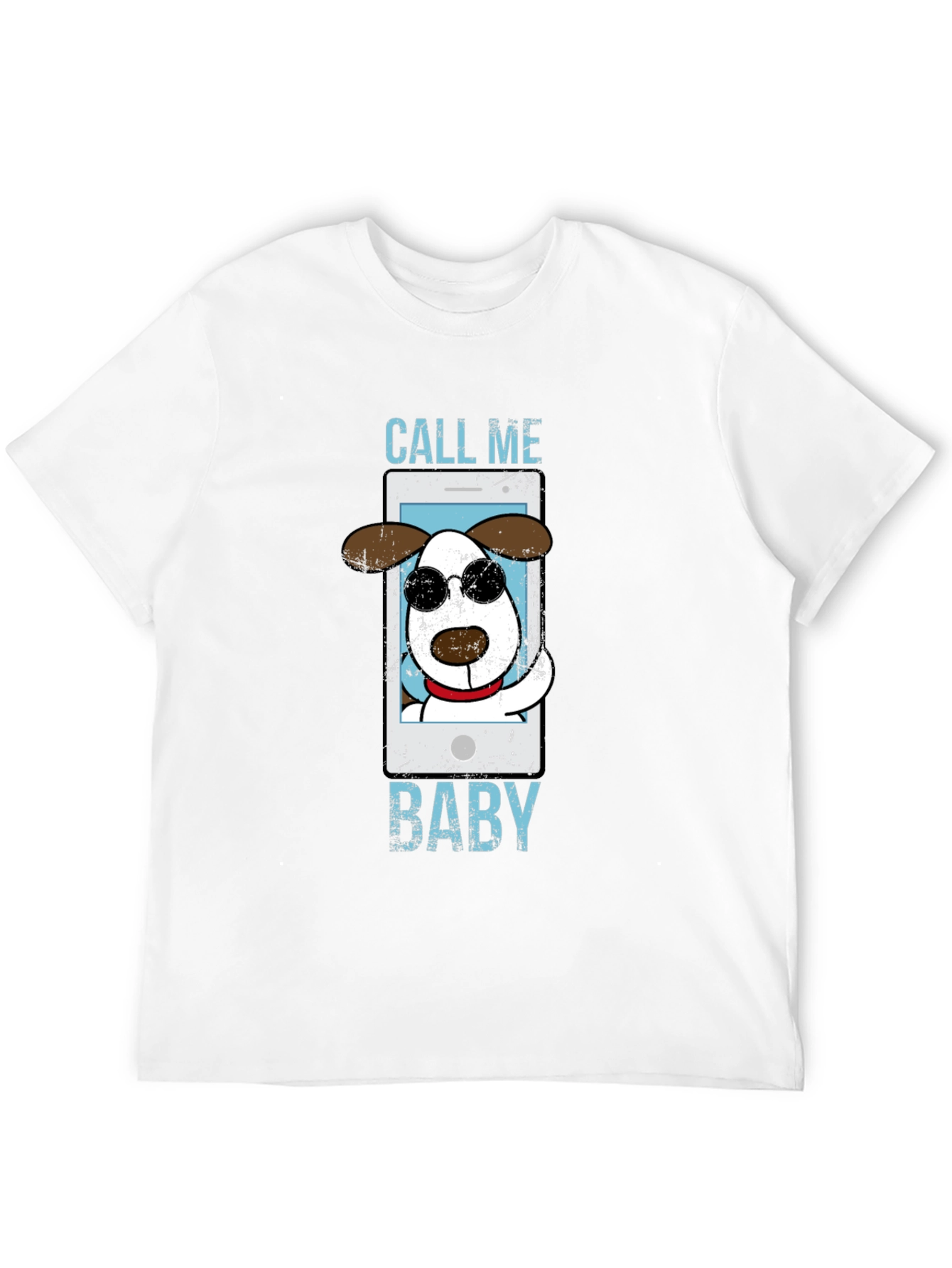 Black Call Me Baby Dog T-Shirt view 12
