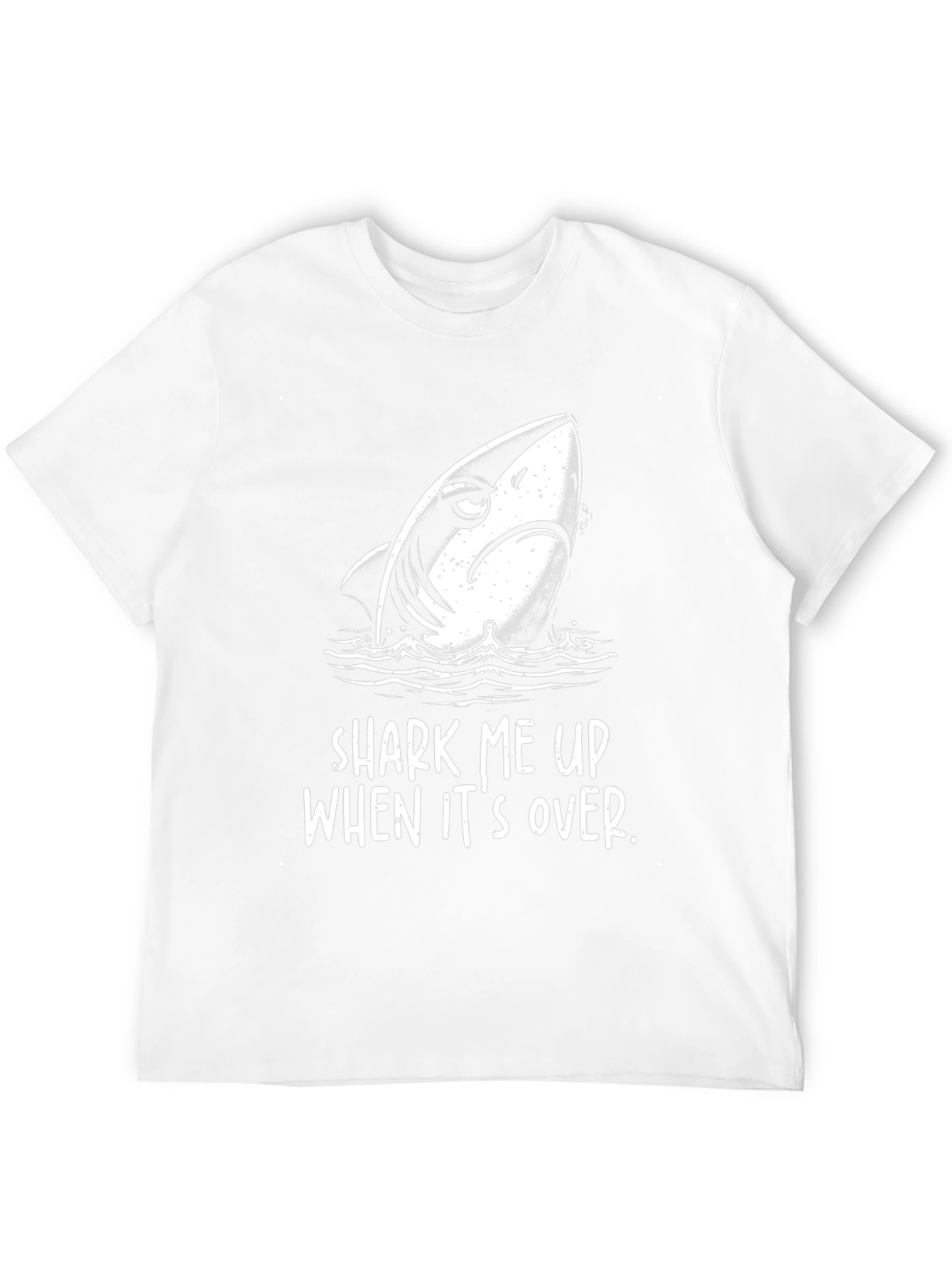 Black Shark Me Up T-Shirt - Funny Graphic Tee view 12