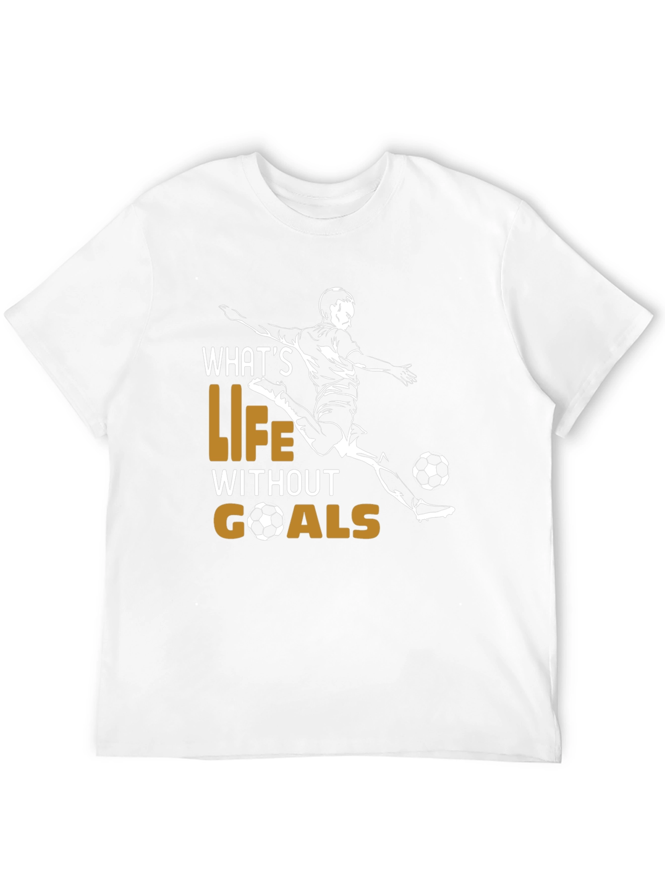 Soccer Life Goals Graphic T-Shirt - 12