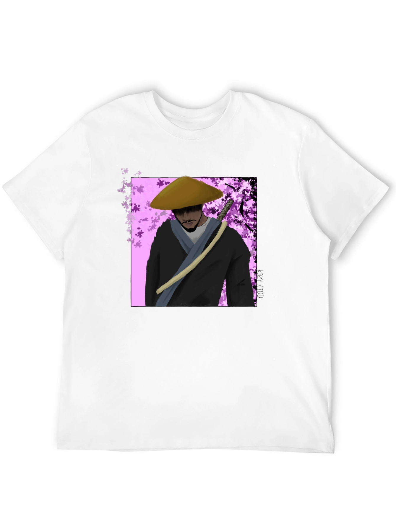 Black Samurai Graphic Tee - Urban Style T-Shirt view 12