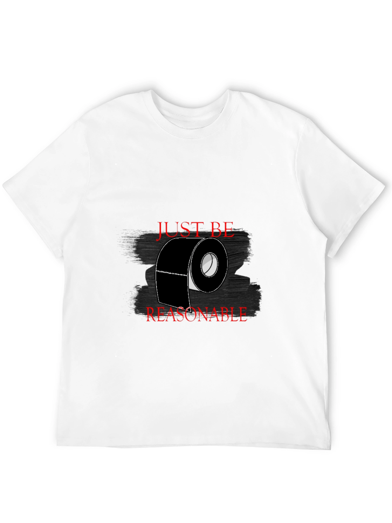 Black Just Be Reasonable T-Shirt - Black view 12