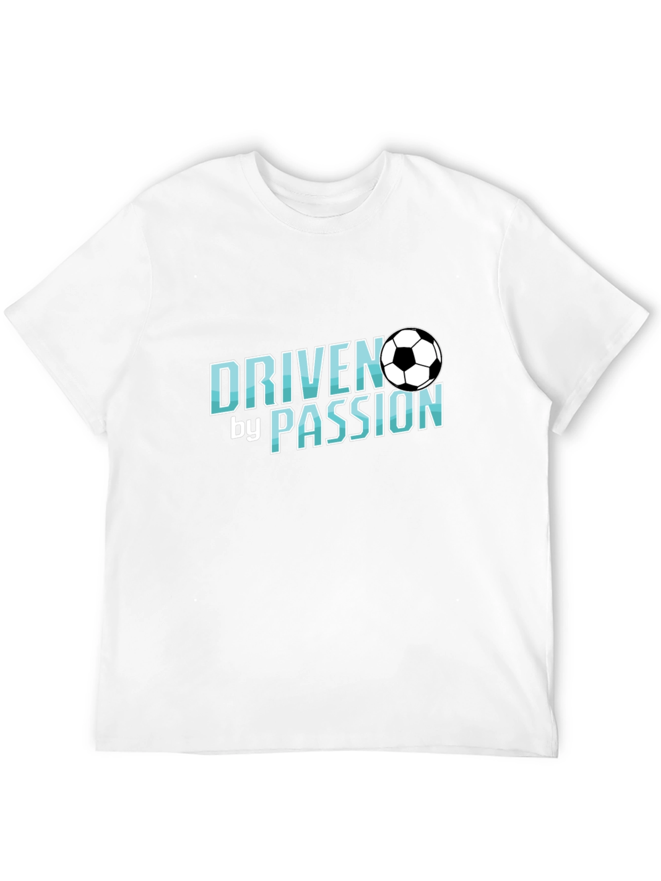 Black Driven by Passion Soccer T-Shirt view 12
