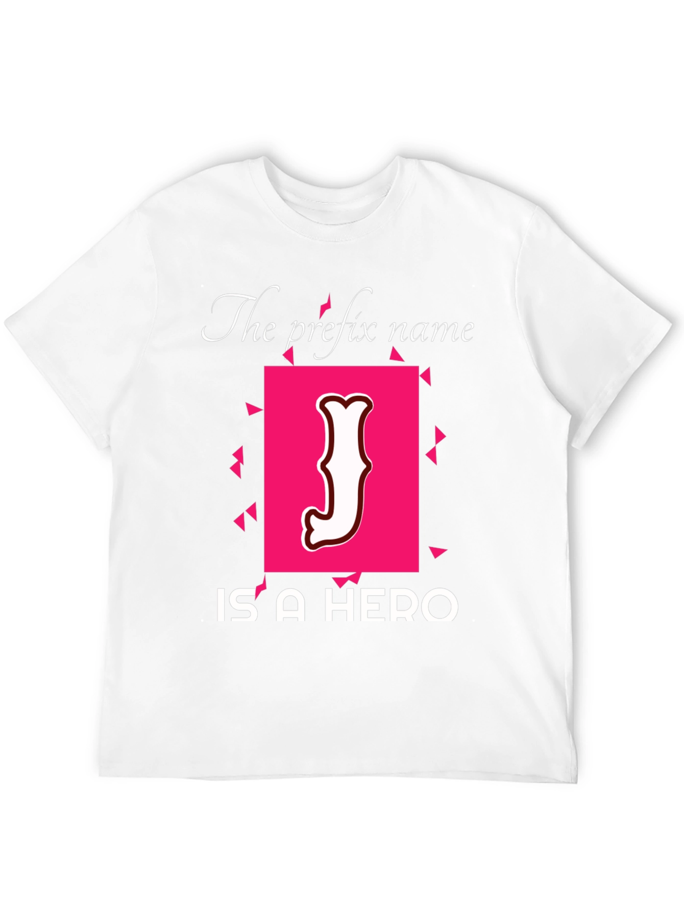 Black The Prefix Name Hero Graphic Tee view 12