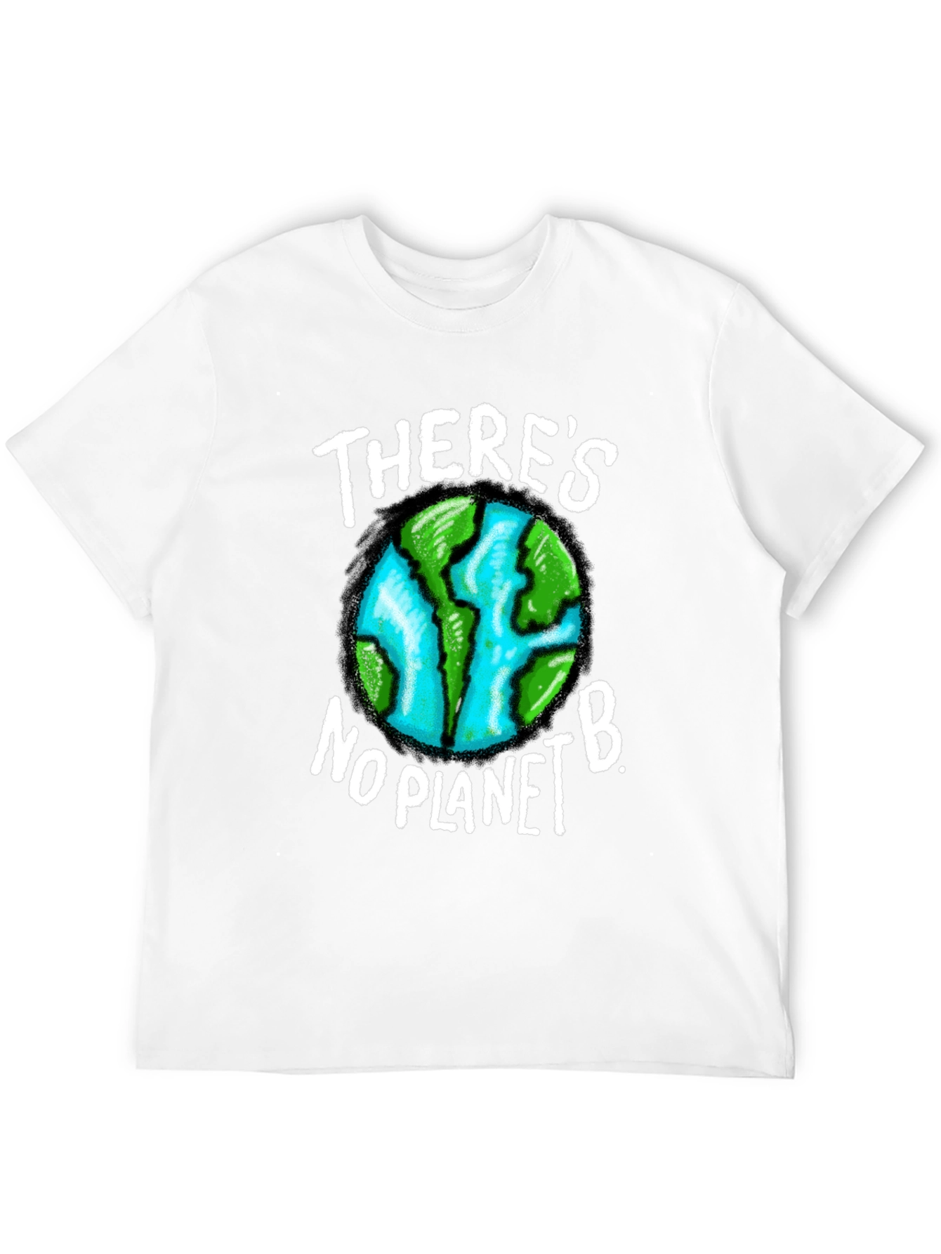 Black There's No Planet B Graphic T-Shirt view 12