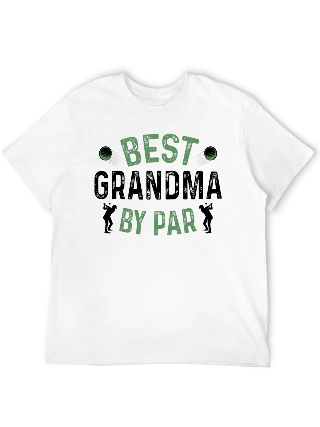 Black Best Grandma By Par Black T-Shirt view 12