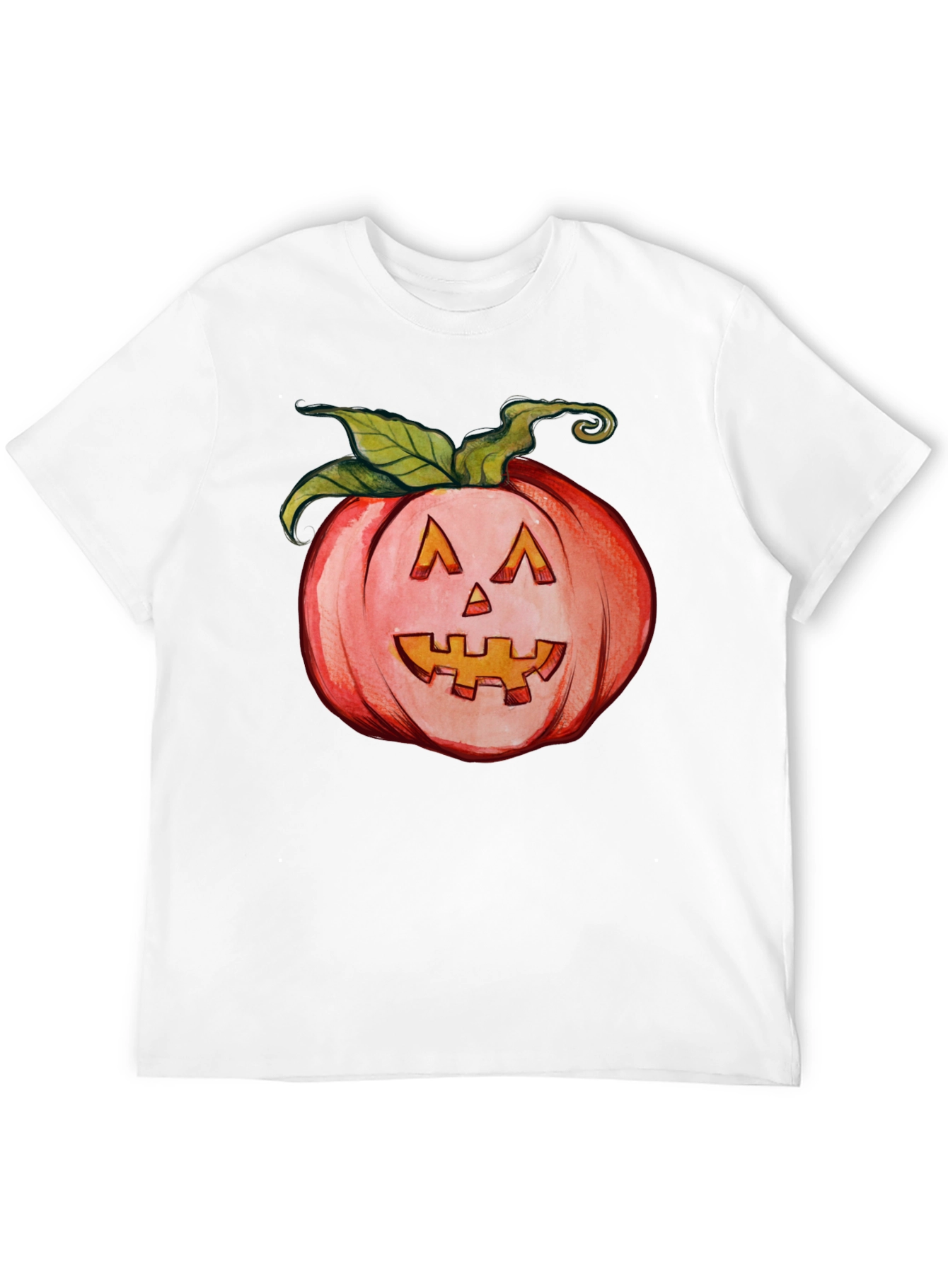 Black Halloween Pumpkin Graphic T-Shirt view 12