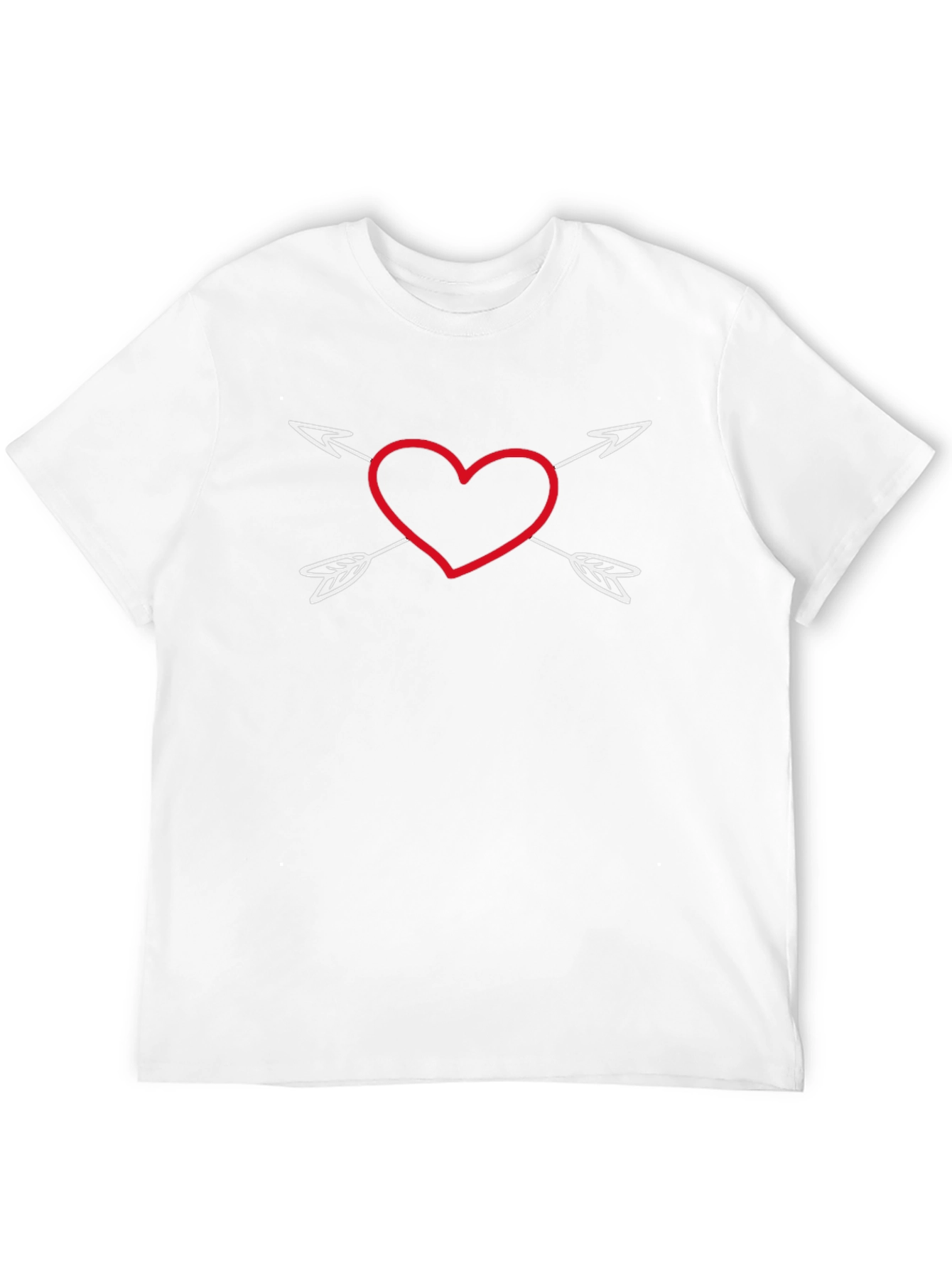 Black Heart and Arrow Graphic Tee - Valentine's Day view 12