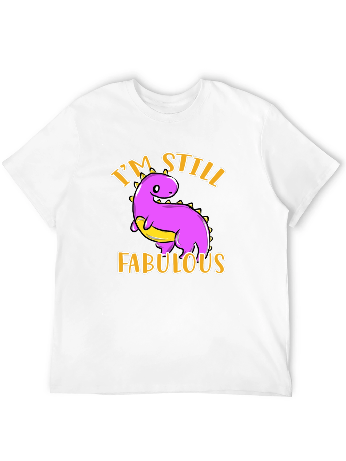 Black Fabulous Dinosaur T-Shirt view 12