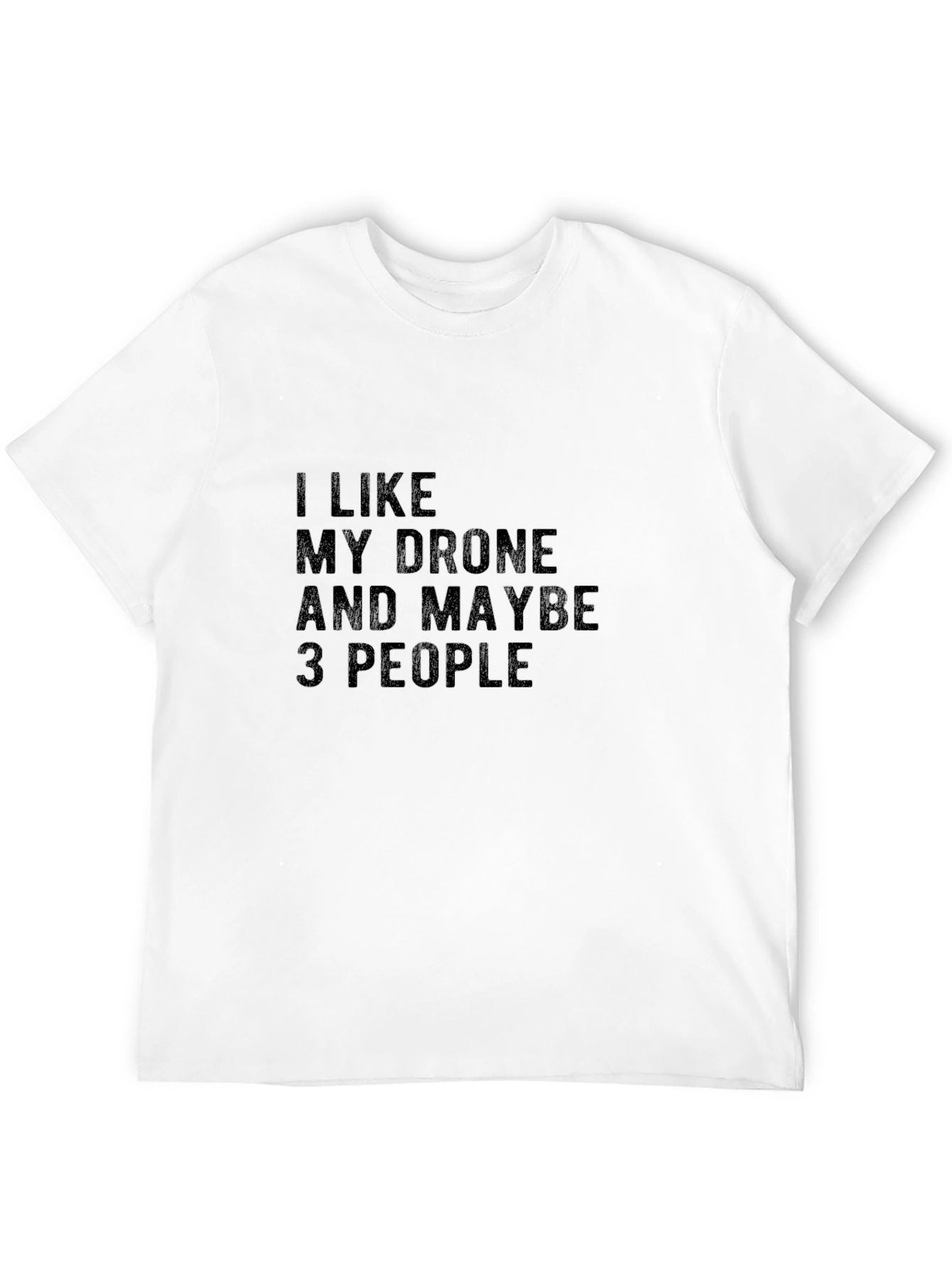 Black Drone Lover T-Shirt - Funny Graphic Tee view 12