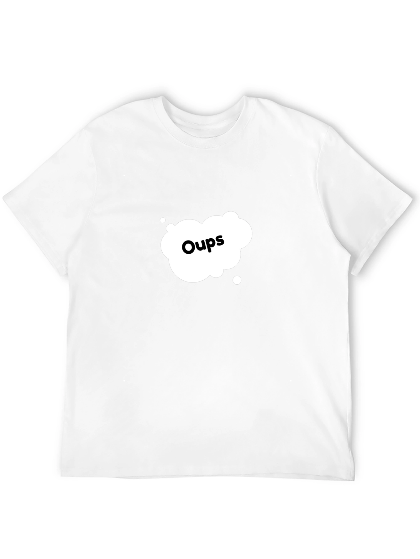 Black Oops! Graphic T-Shirt - Stylish, Casual, and Comfy view 12